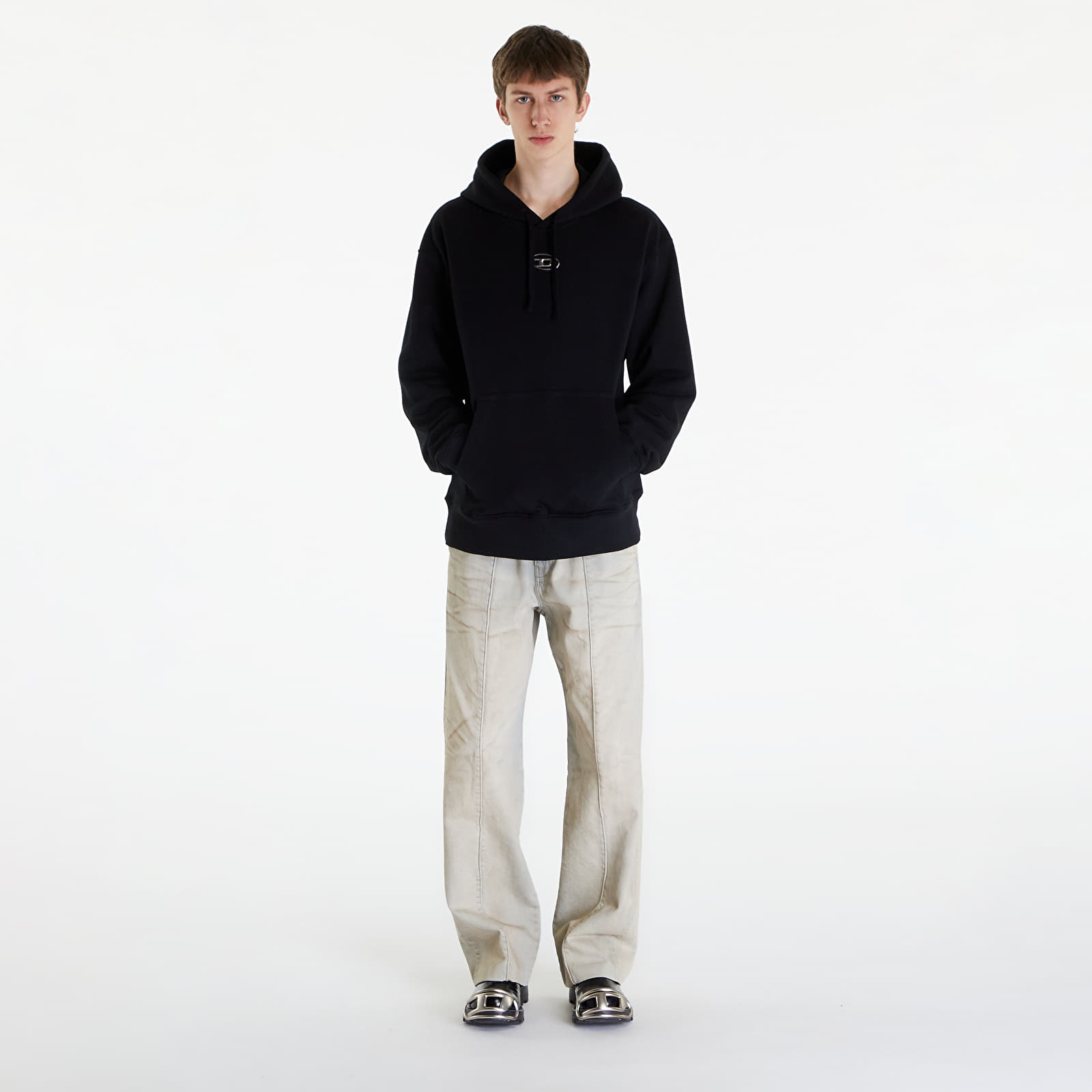 Bluzy Diesel S-Macs-Od Hoodie Black