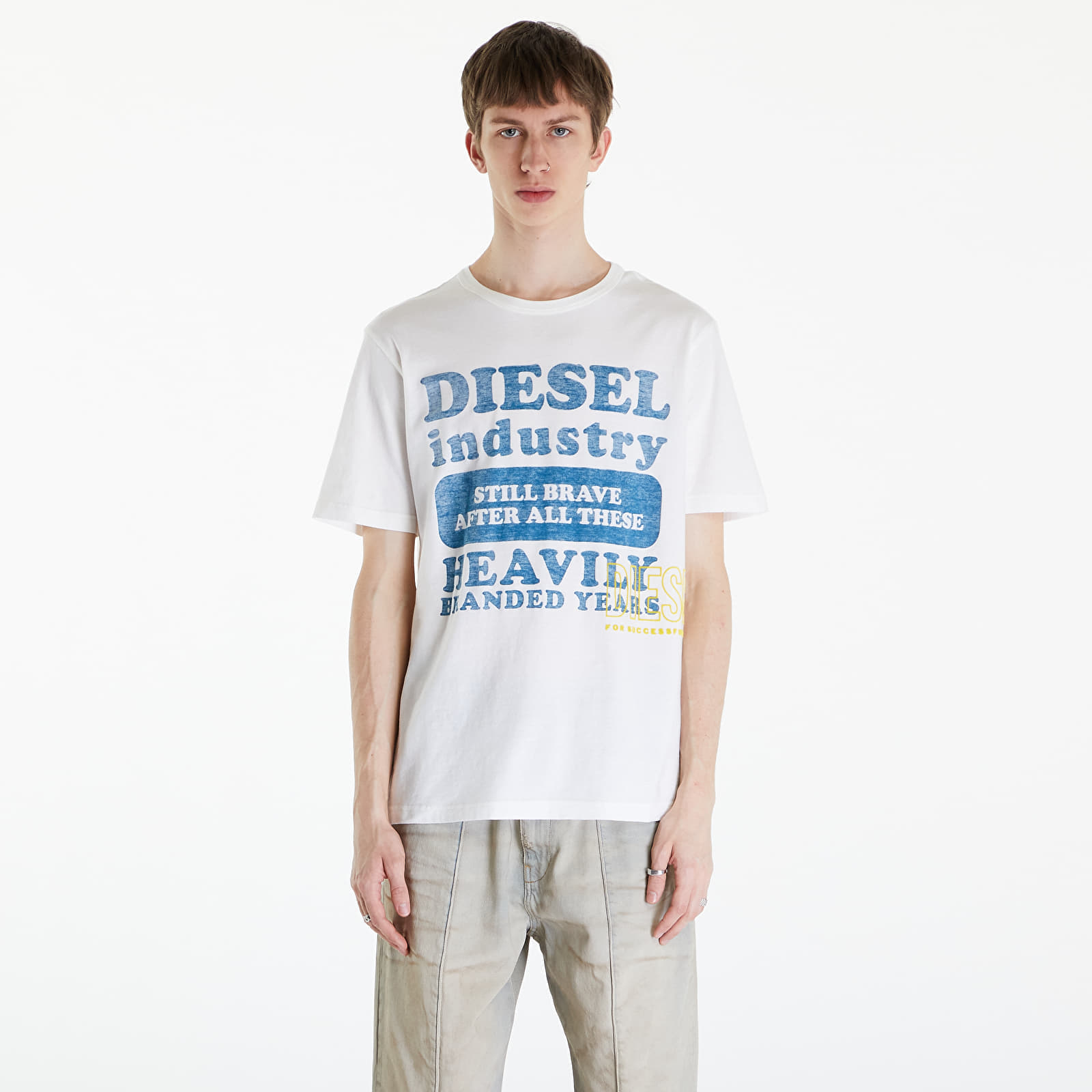 Тениски Diesel T-Just-N9 T-Shirt Off White