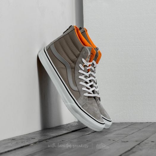Silver vans high tops discount