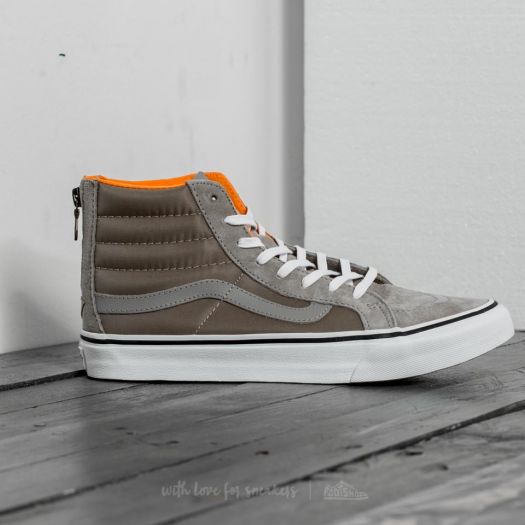 Vans mid clearance tops mens Silver