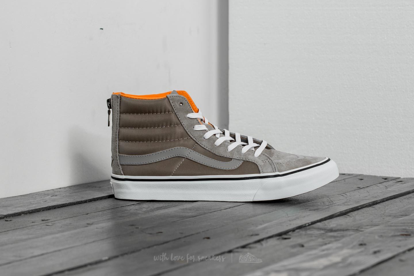 Vans sk9 hi mens Silver hot sale
