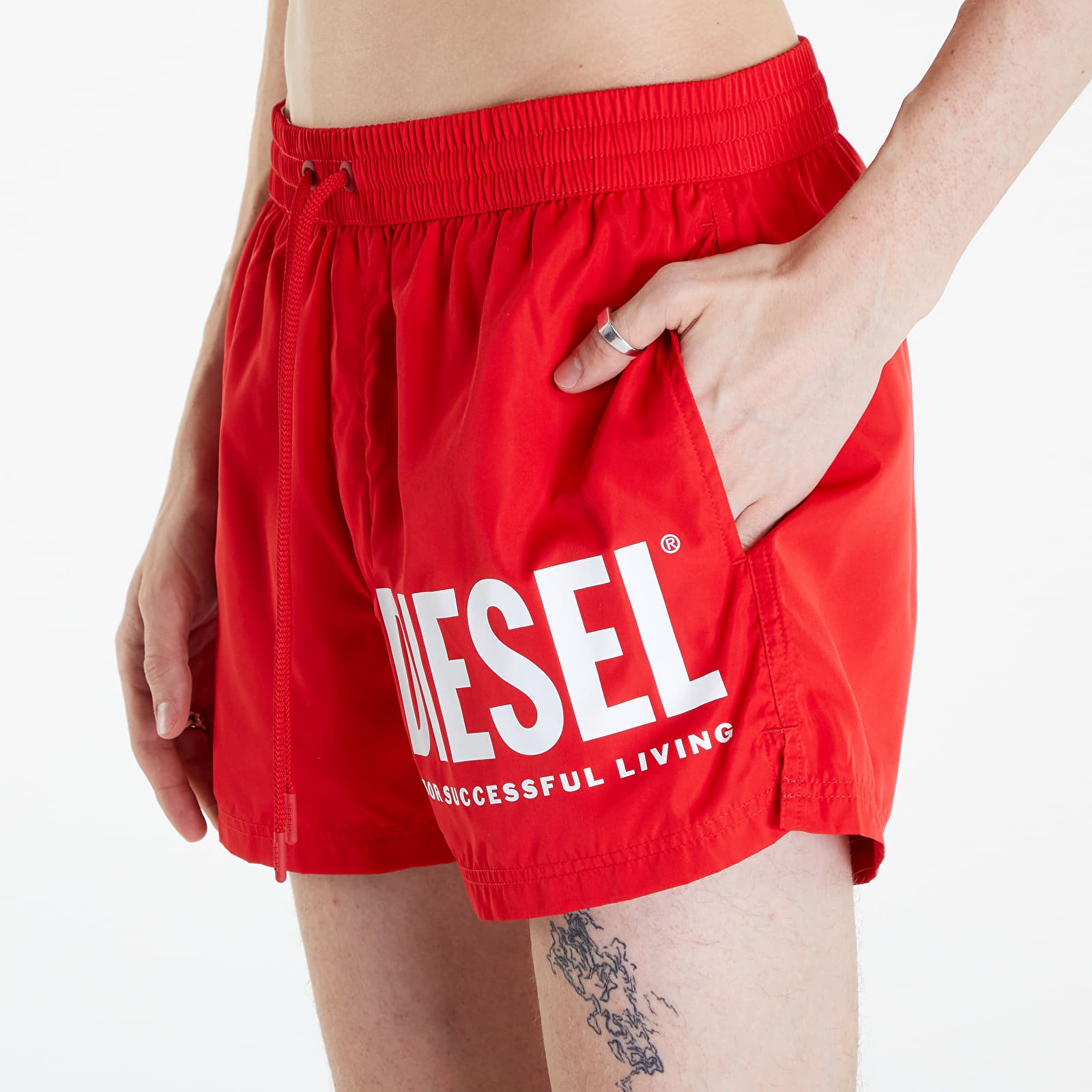 Bademode Diesel Bmbx-Mario-34 Boxer-Shorts Red