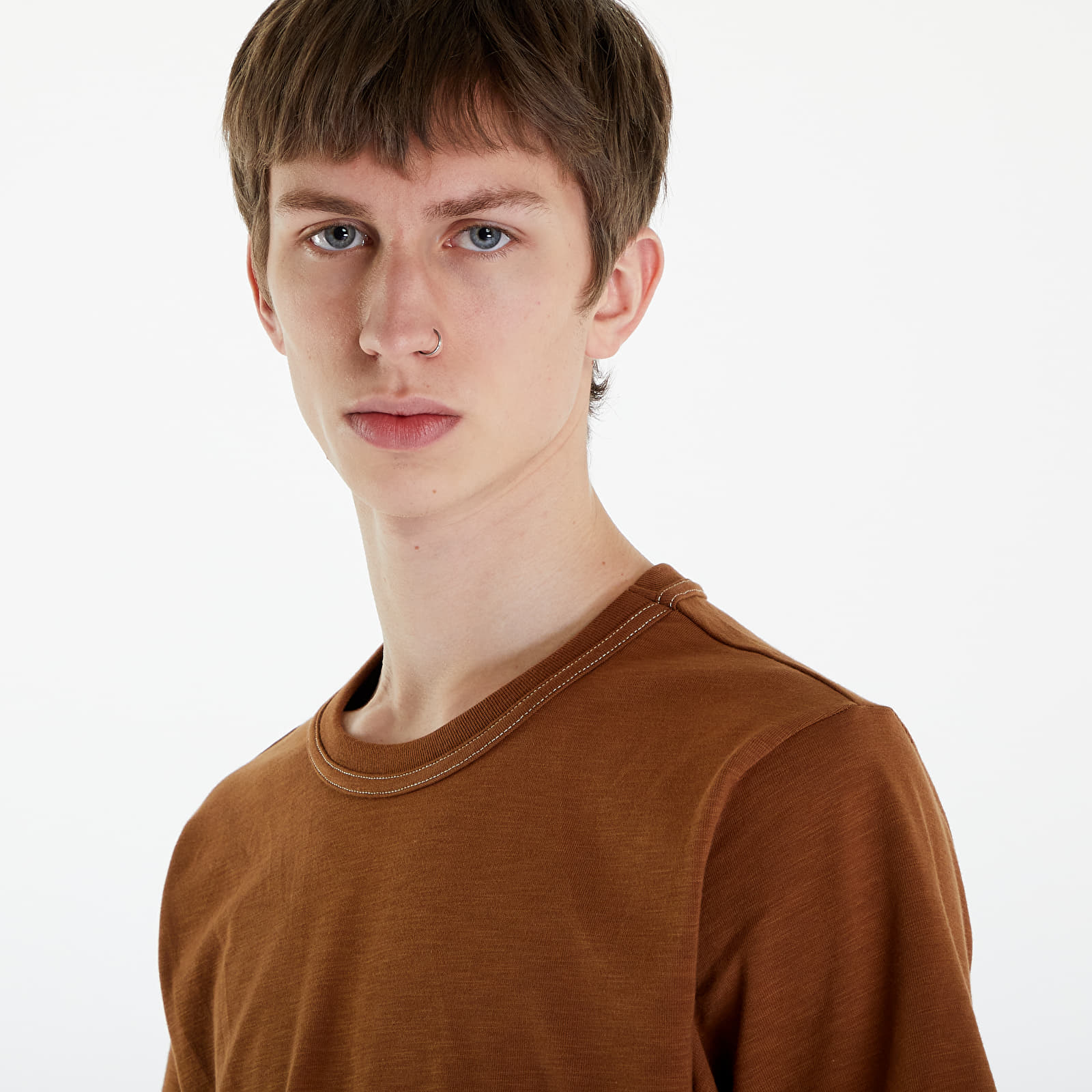 Koszulki Nike Life Men's Short-Sleeve Knit Top Lt British Tan/ Phantom