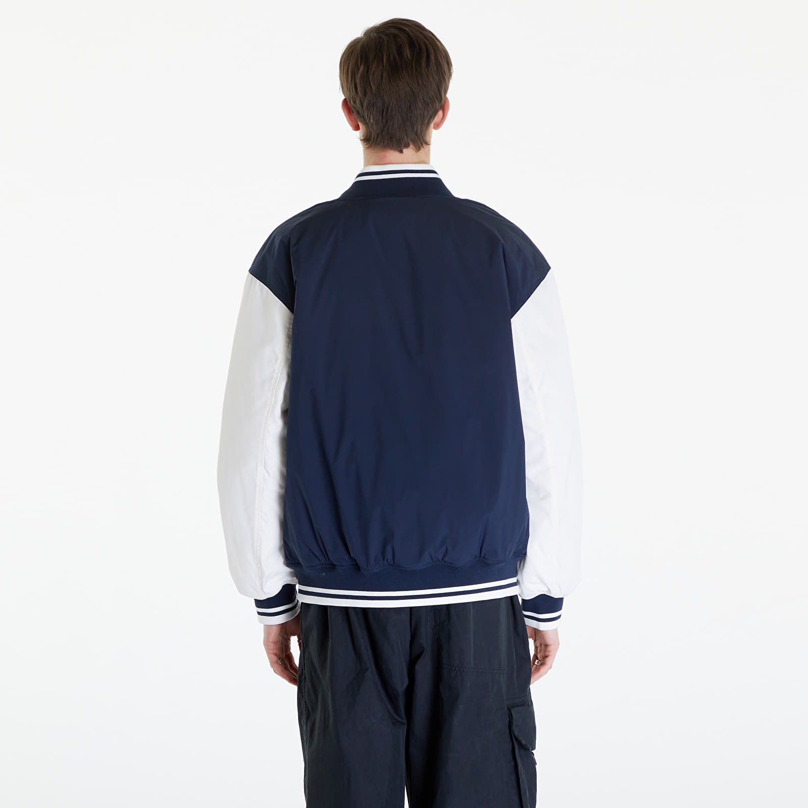 Dzsekik Tommy Jeans Colorblock Varsity Jacket Blue