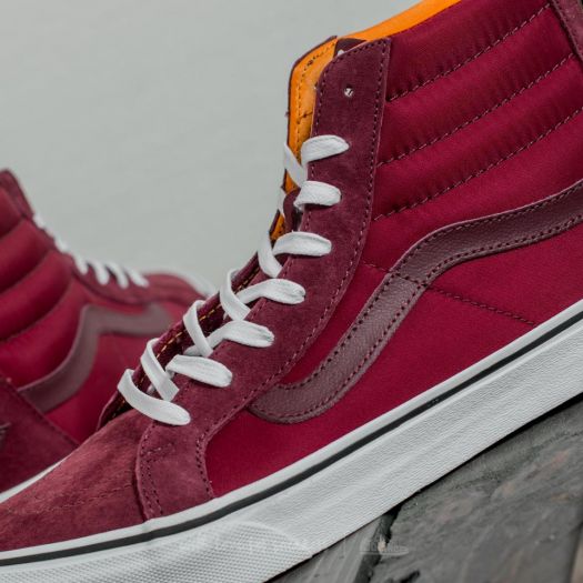 Vans sk8 2025 hi slim bordeaux
