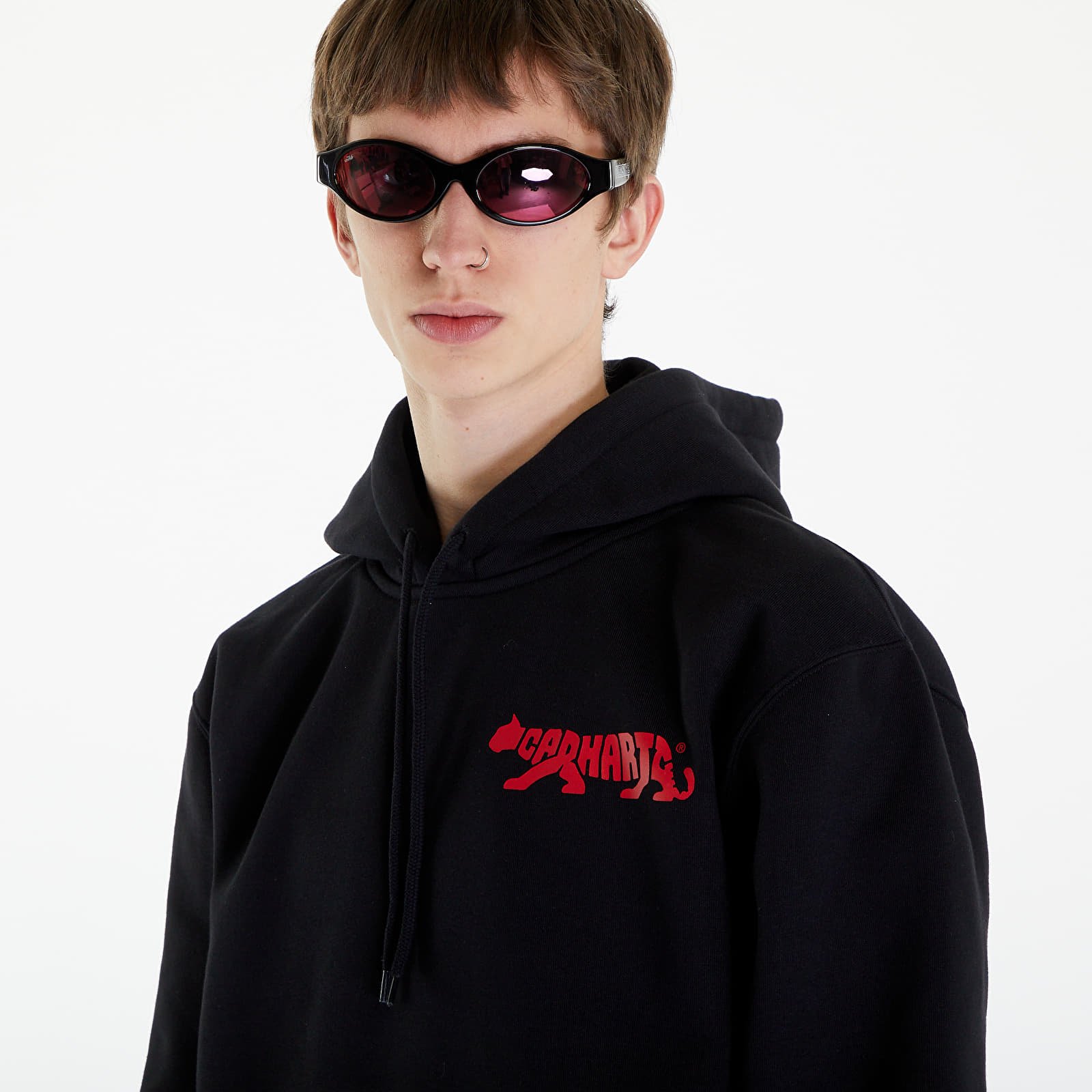 Bluzy Carhartt WIP Rocky Script Hoodie UNISEX Black