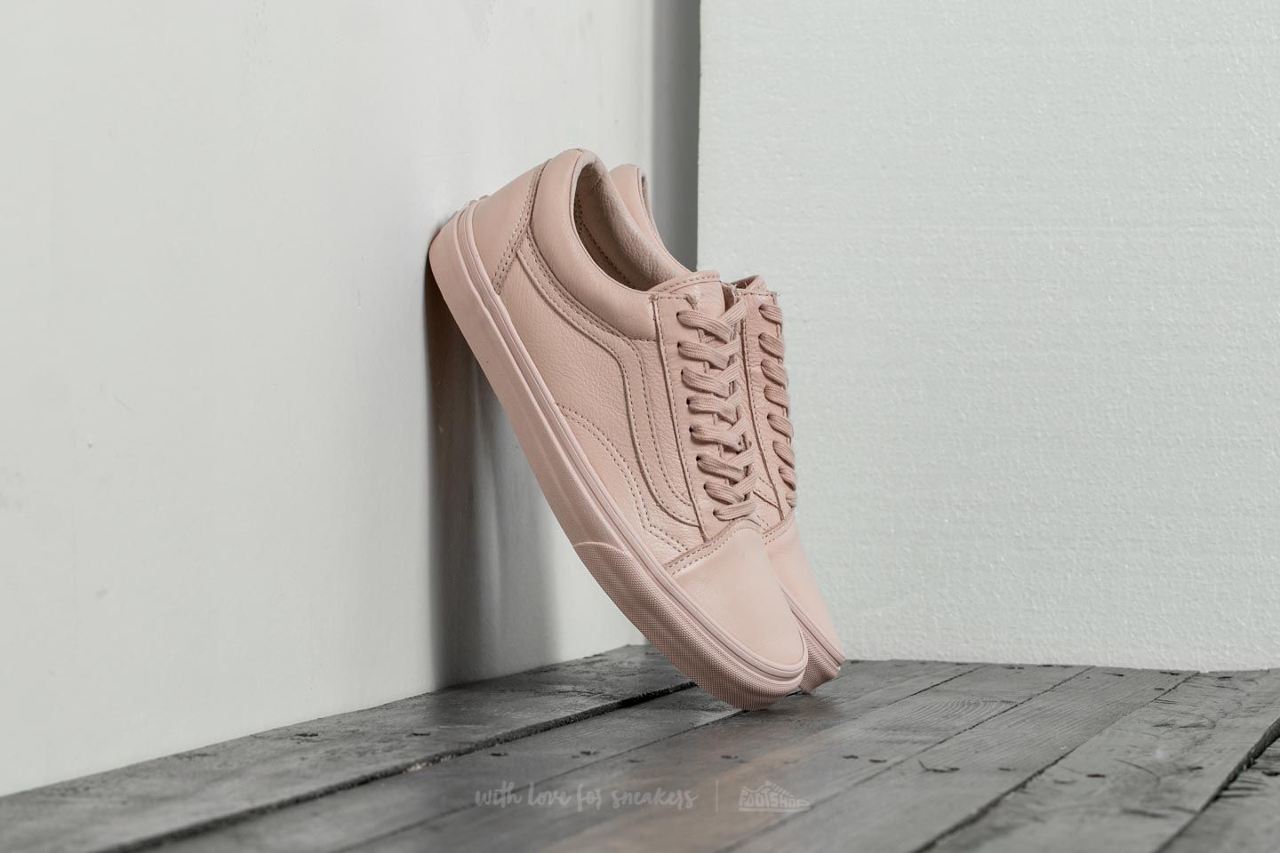 Herren Sneaker und Schuhe Vans Old Skool Leather Mono Sepia Rose Footshop