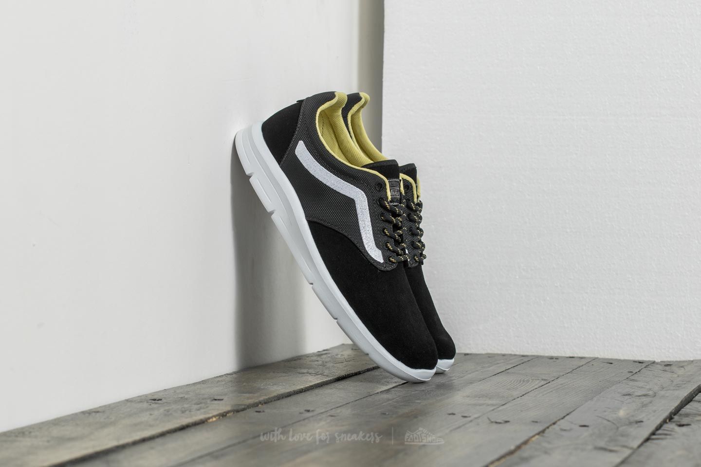 Zapatillas Hombre Vans Iso 1.5 (Ballistic) Black/ Celery