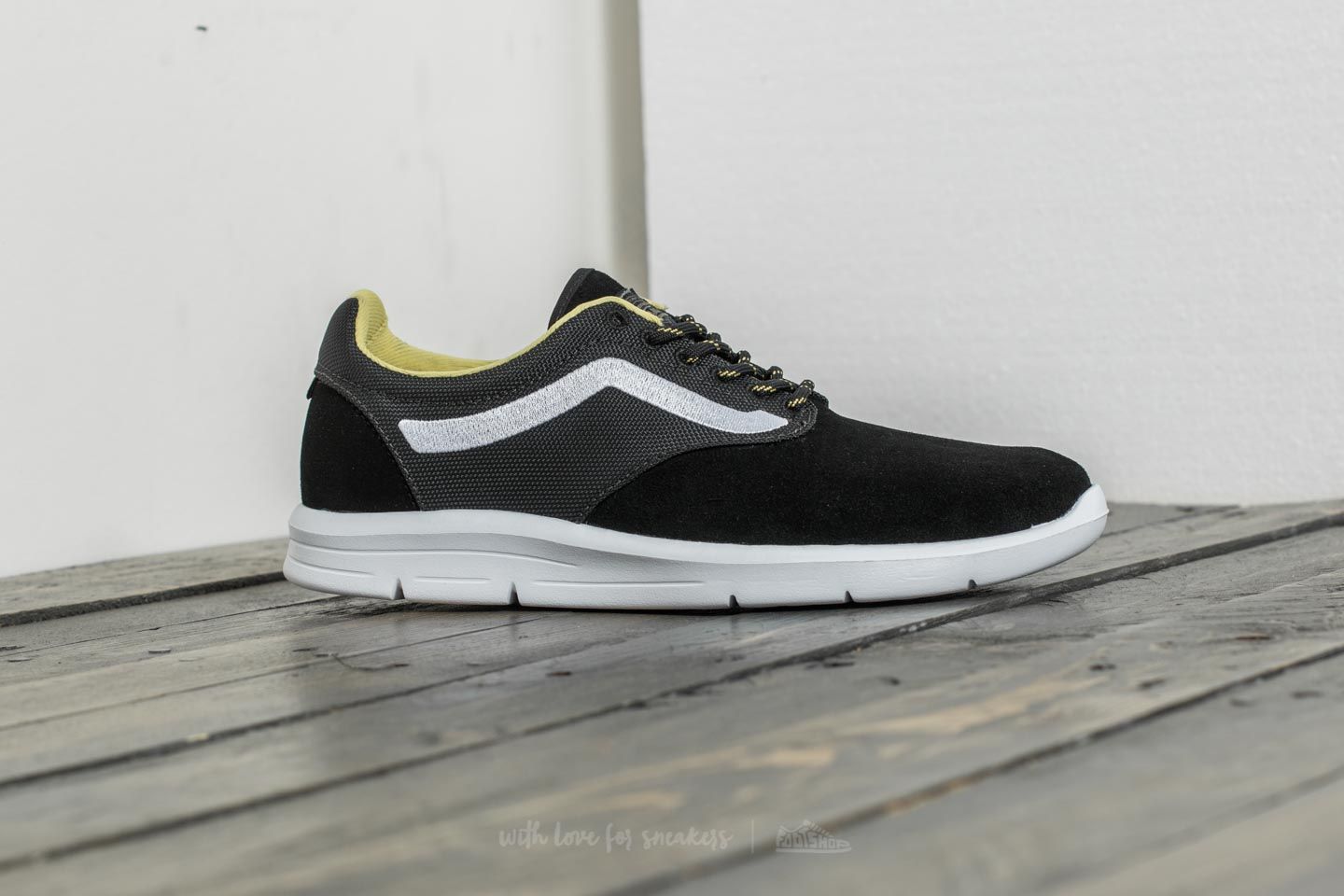 Zapatillas Hombre Vans Iso 1.5 (Ballistic) Black/ Celery