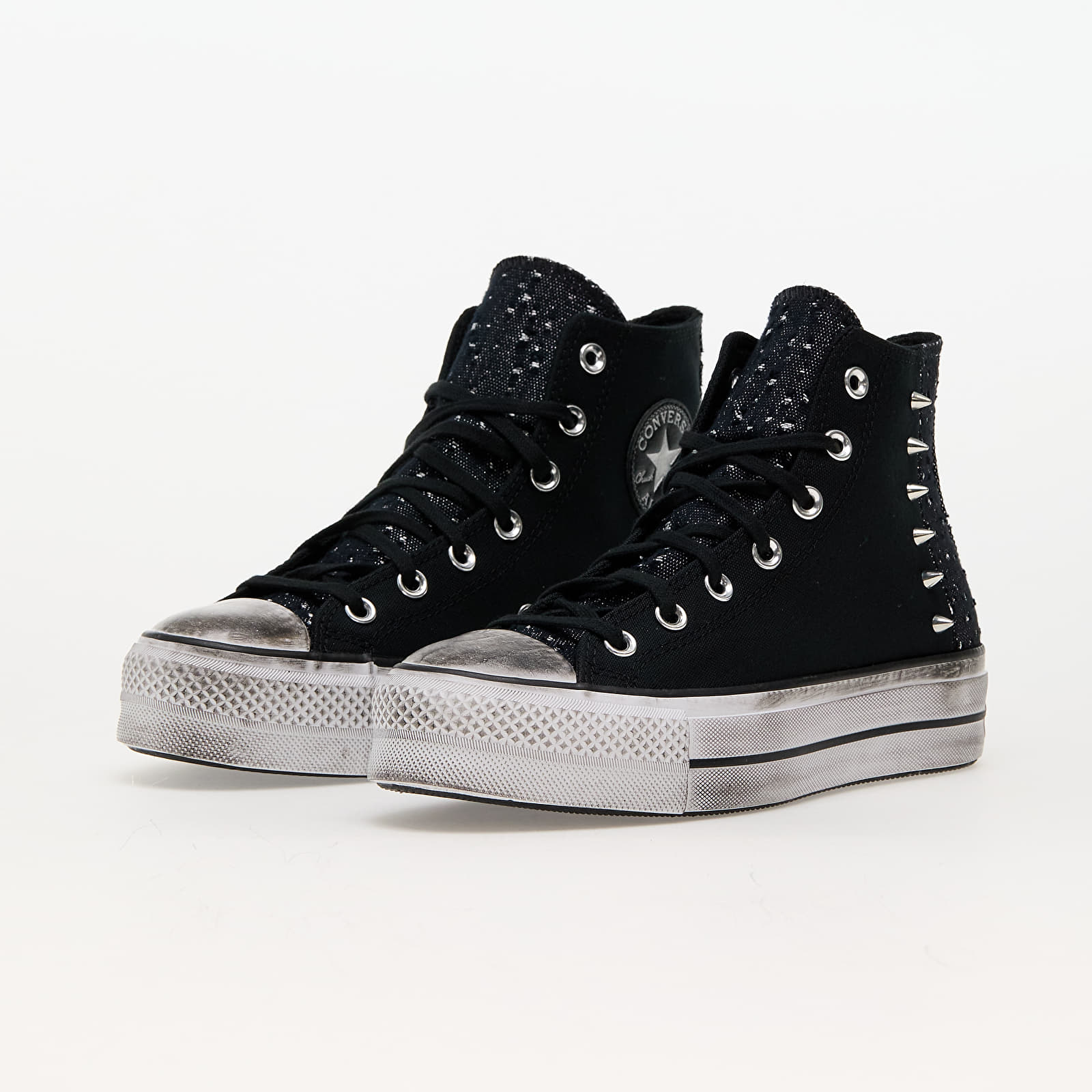 Damen Sneaker und Schuhe Converse Chuck Taylor All Star Lift Platform Chrome Black Silver Black Footshop