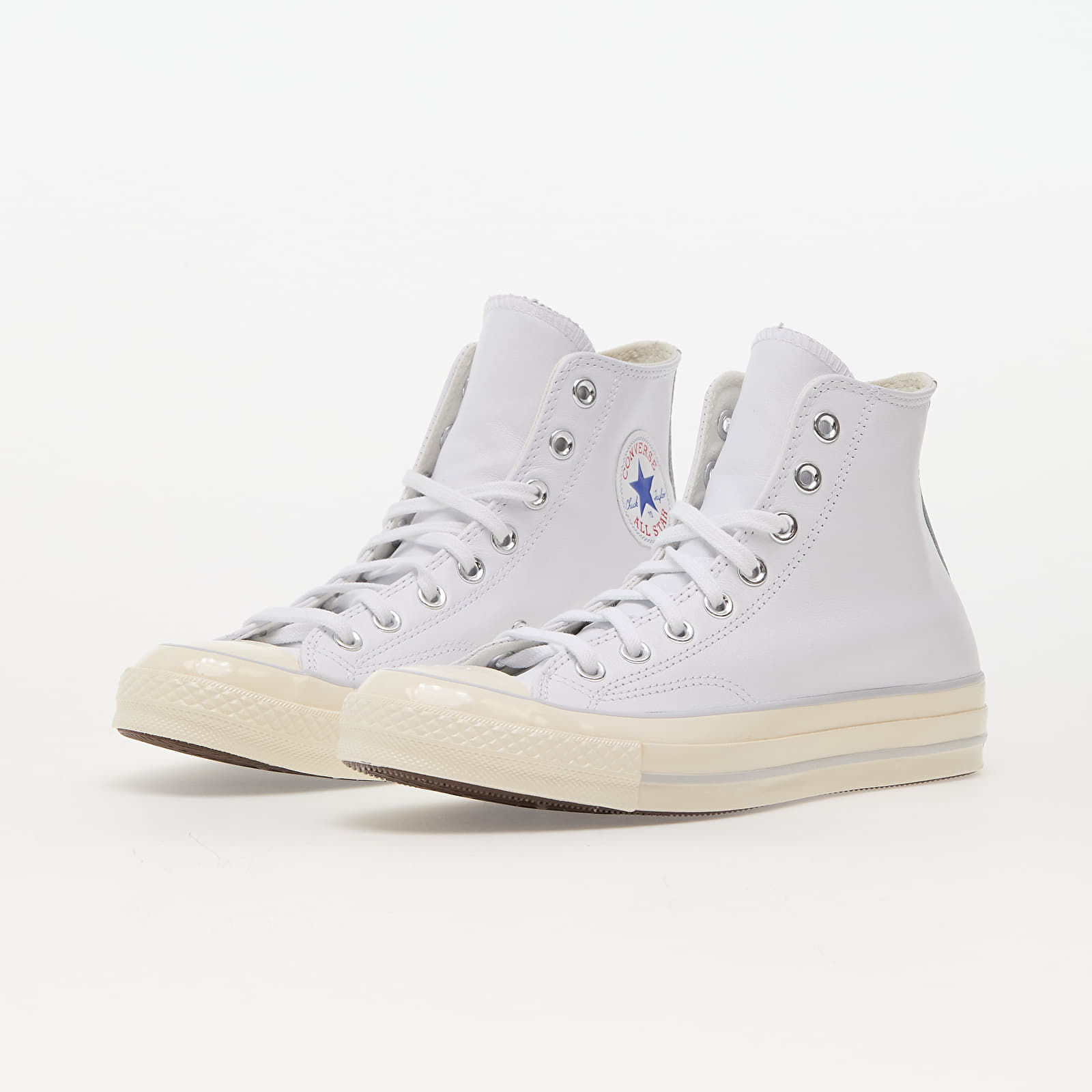 Herren Sneaker und Schuhe Converse Chuck 70 Leather White/ Fossilized/ Egret