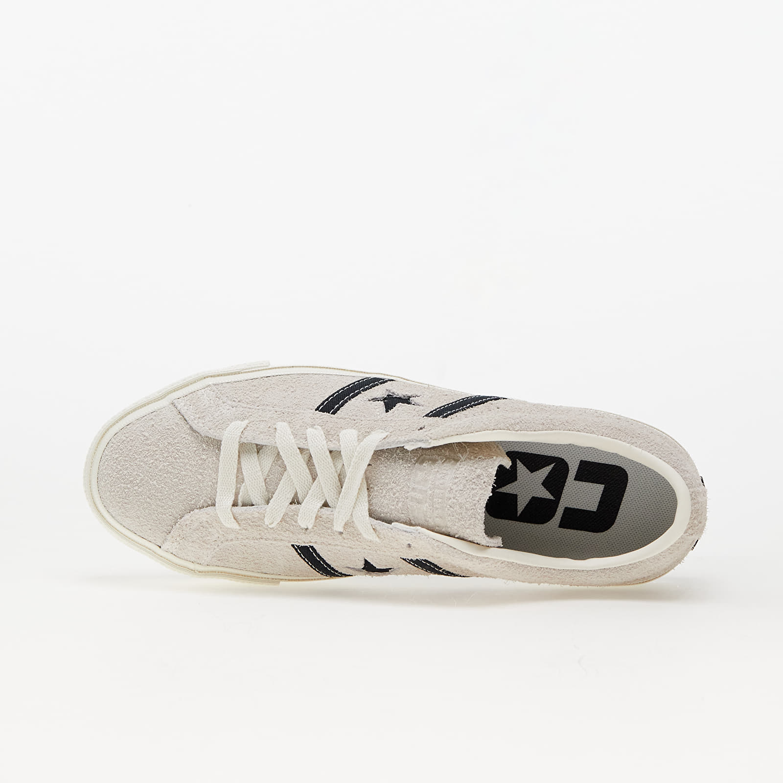 Încălțăminte și sneakerși pentru bărbați Converse One Star Academy Pro Suede Egret/ Black/ Egret