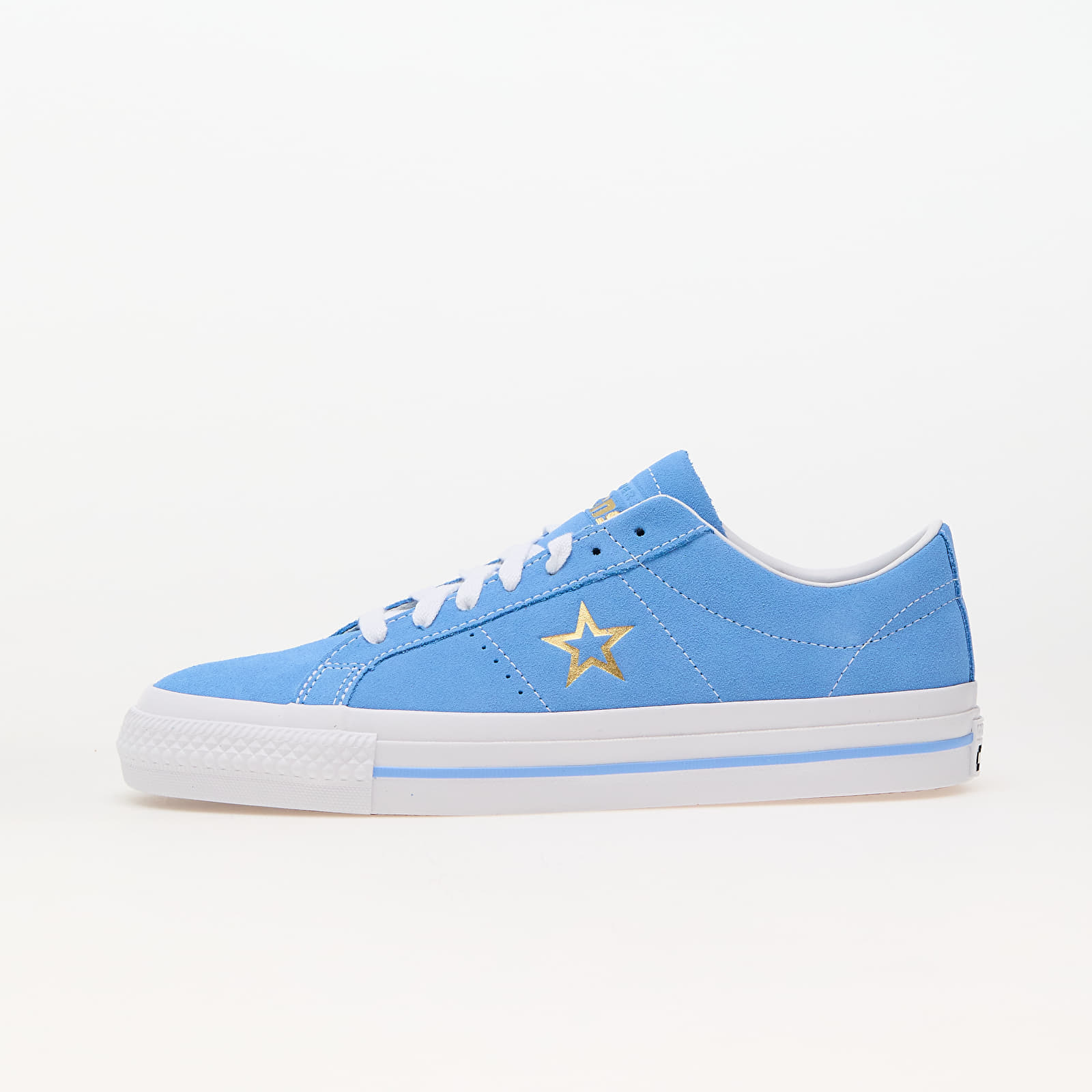 Мъжки кецове и обувки Converse One Star Pro Suede Lt Blue/ White/ Gold