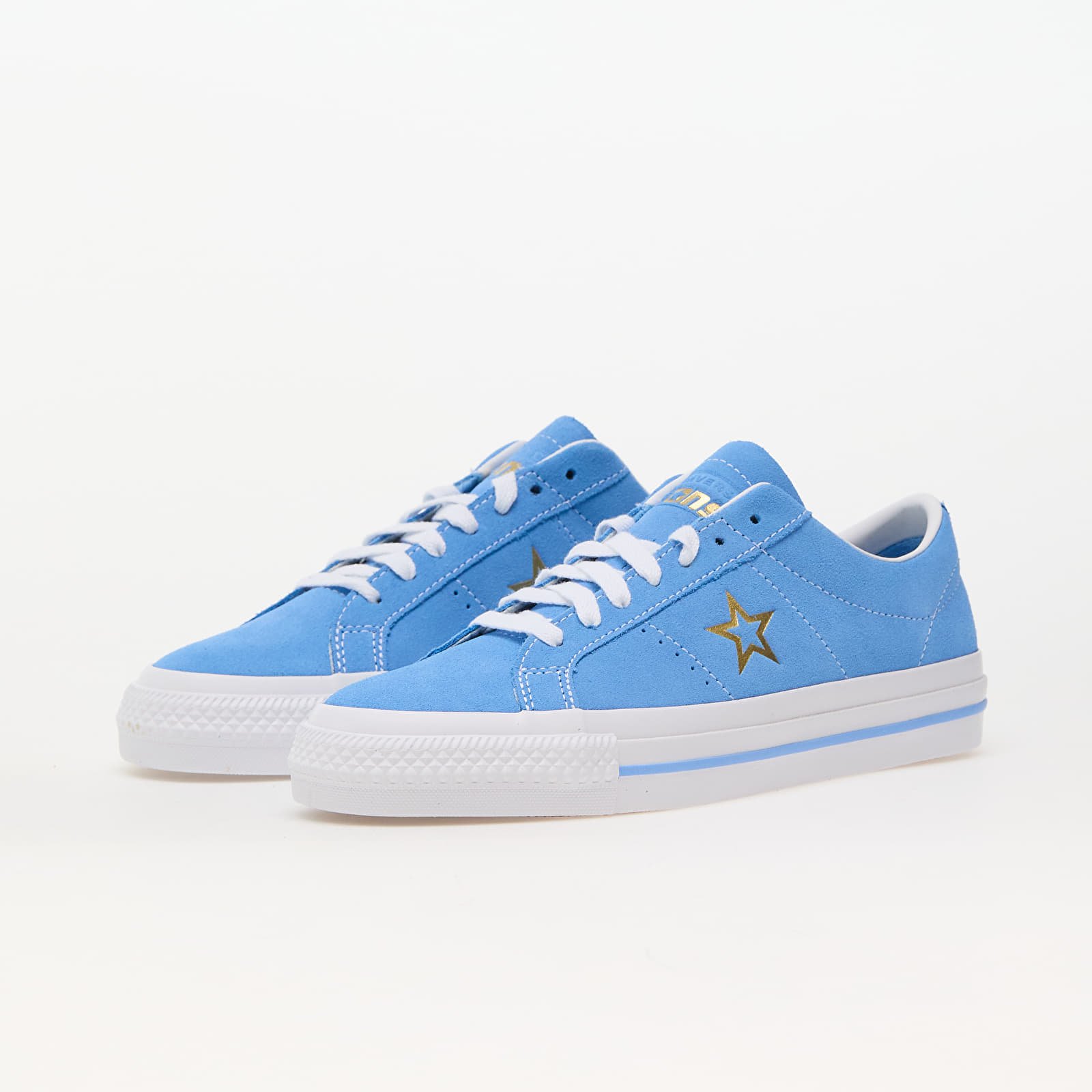 Ανδρικά παπούτσια Converse One Star Pro Suede Lt Blue/ White/ Gold