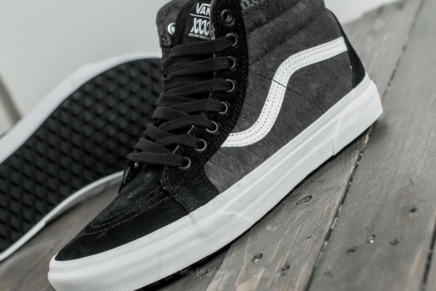 Men's shoes Vans SK8-Hi MTE DX (Mission Workshop) Black/ Asphalt/ White
