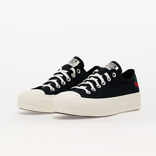 Women s shoes Converse Chuck Taylor All Star Lift Platform Cherries Black Egret Red Footshop