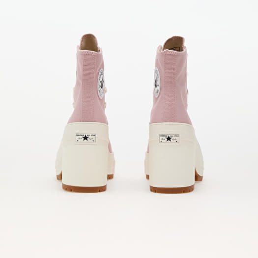 Converse high heels pink best sale