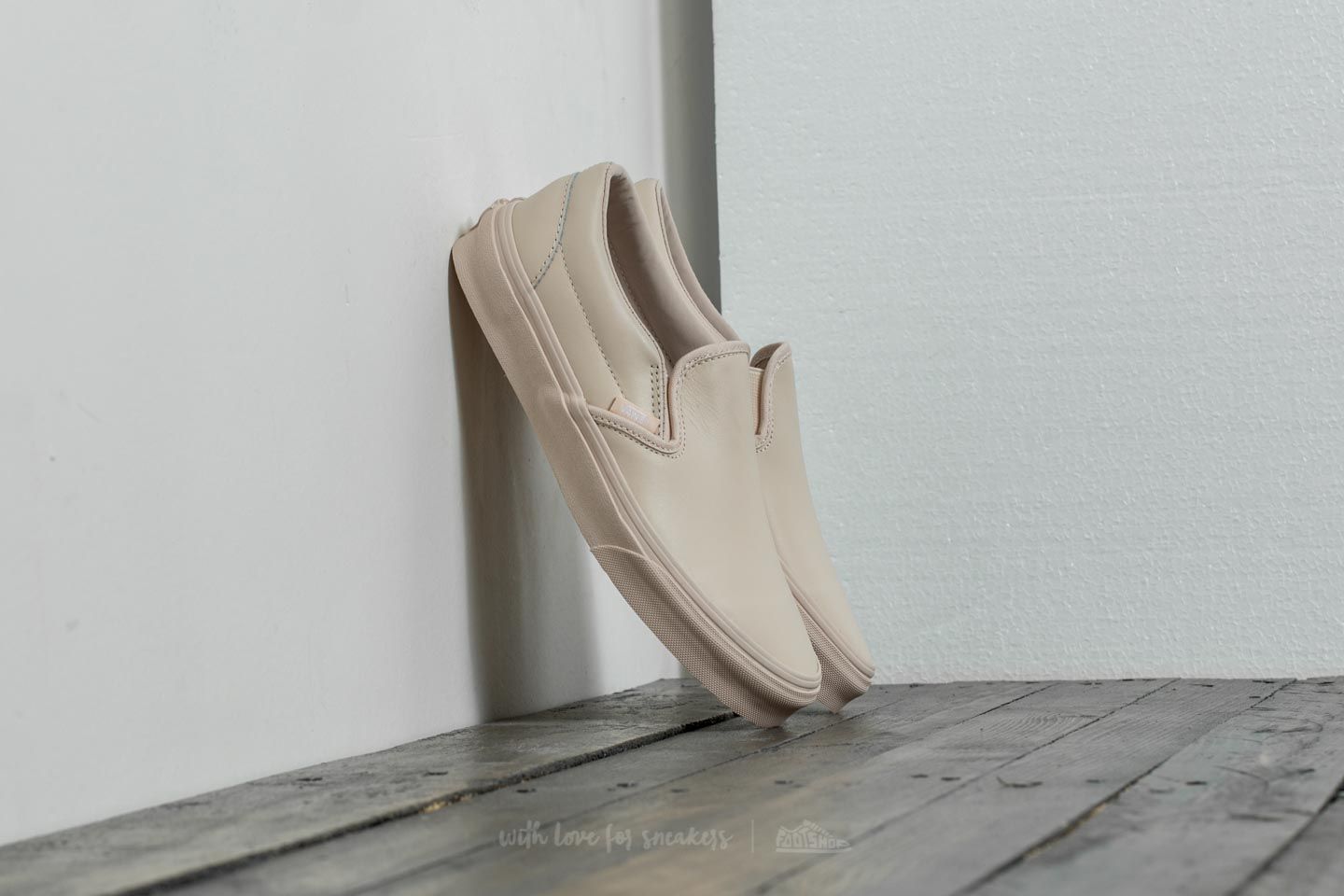 Sko til kvinder Vans Classic Slip-On D (Leather) Whisper Pink/ Mono