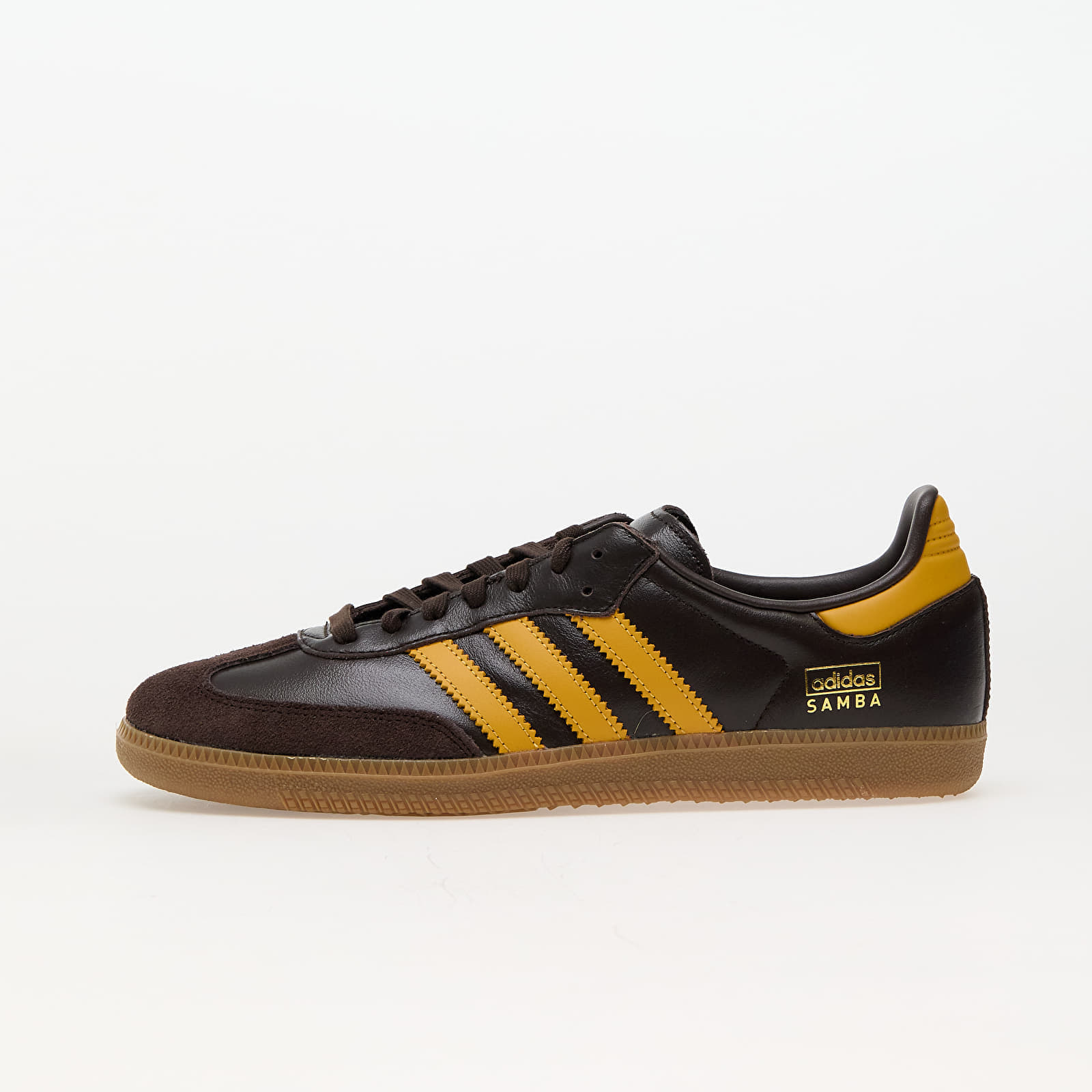 Мъжки кецове и обувки adidas Samba Og Dark Brown/ Preloved Yellow/ Gum4