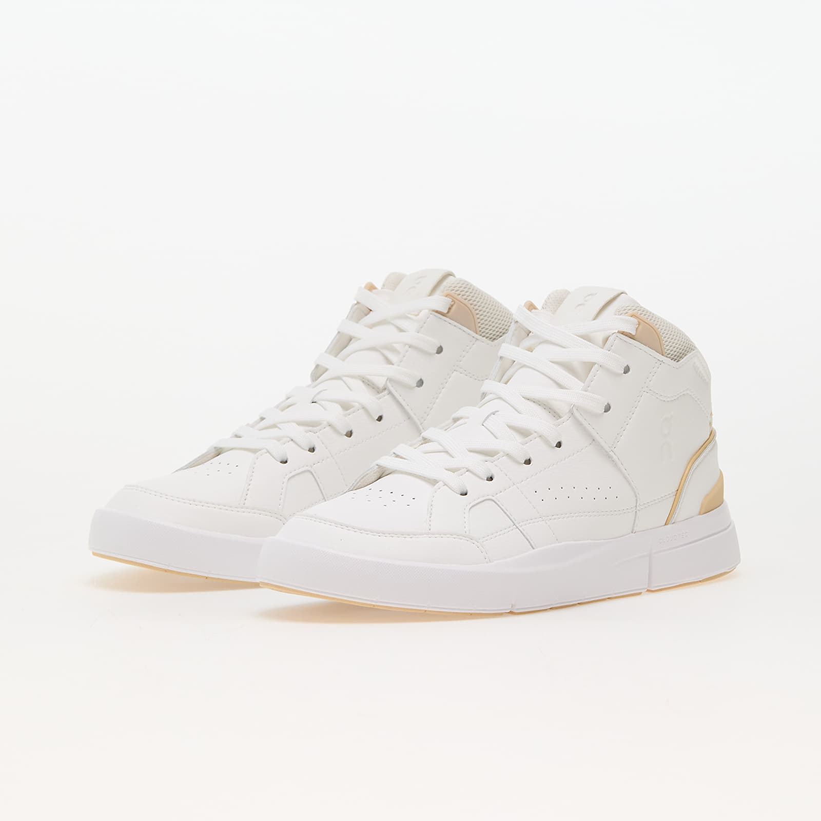 Chaussures et baskets femme On W The Roger Clubhouse Mid White/ Savannah