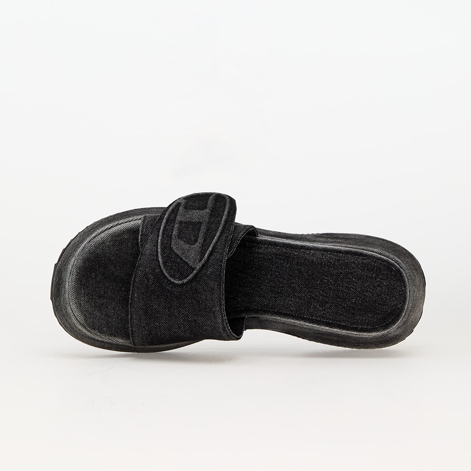Women's shoes Diesel Oval D Sa-Oval D Pf W Sandals Black Denim