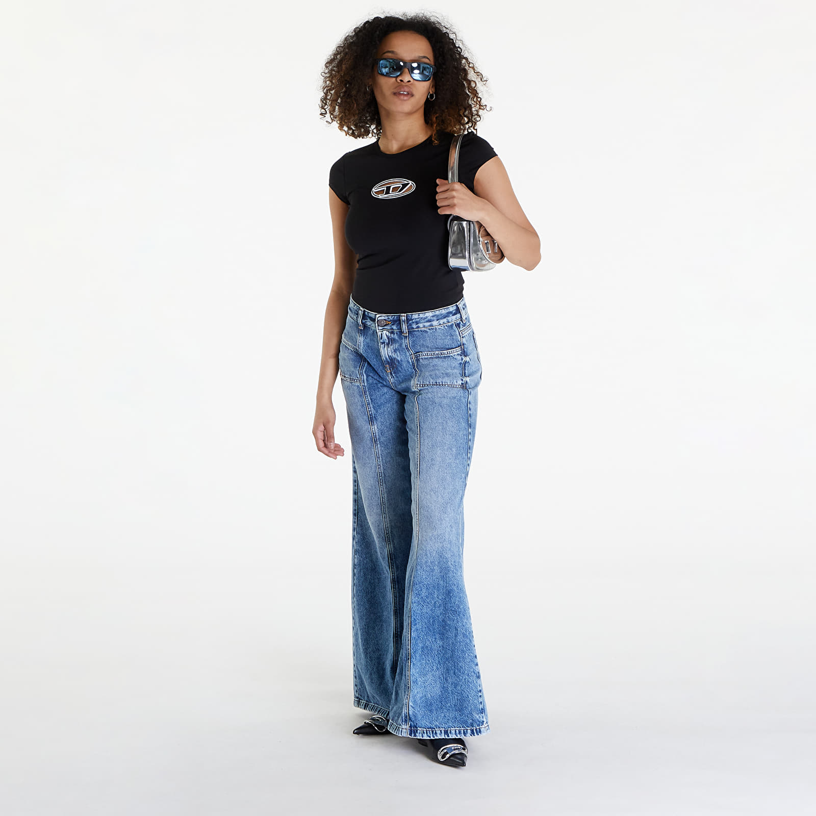 T-shirts Diesel T-Angie T-Shirt Black