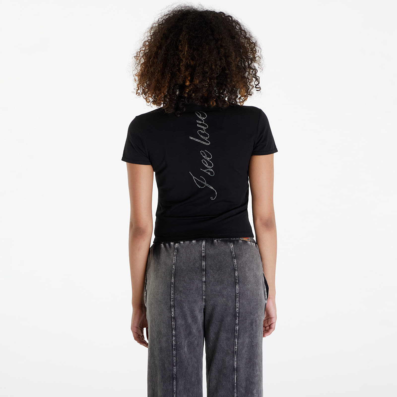 Pólók Diesel T-Uncutie-Long-N15 T-Shirt Black