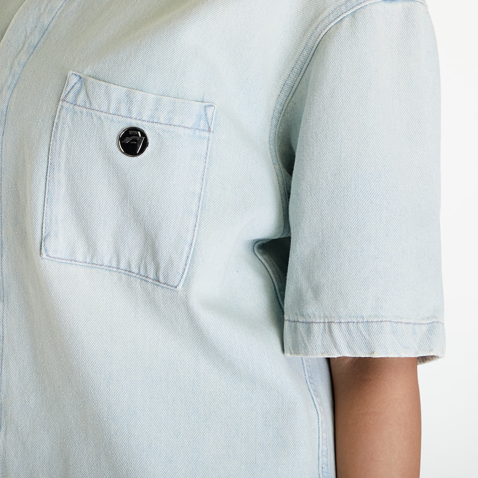 Camisas Ambush Boxy Fit Denim Shirt UNISEX Light Blue