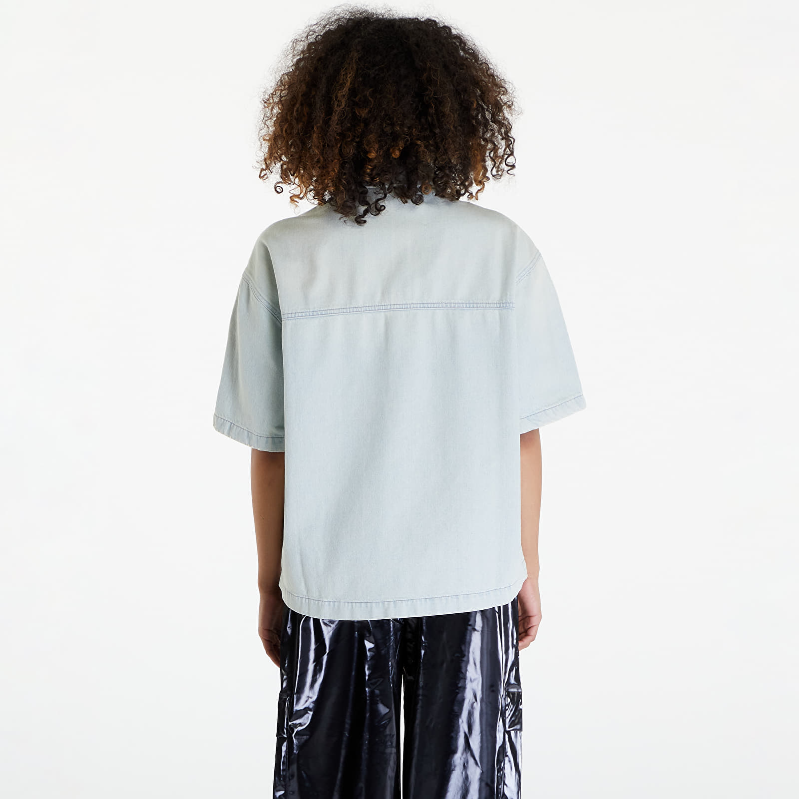 Camisas Ambush Boxy Fit Denim Shirt UNISEX Light Blue