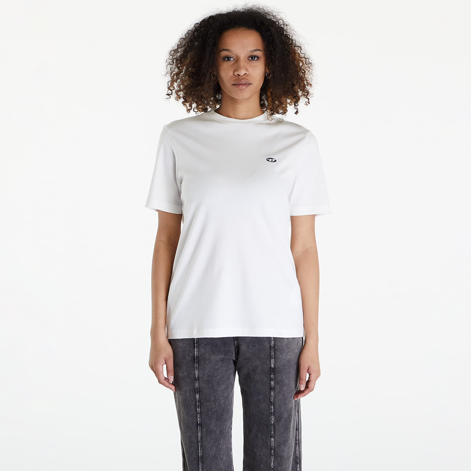 Koszulki Diesel T-Justine-Doval-Pj T-Shirt UNISEX Off White