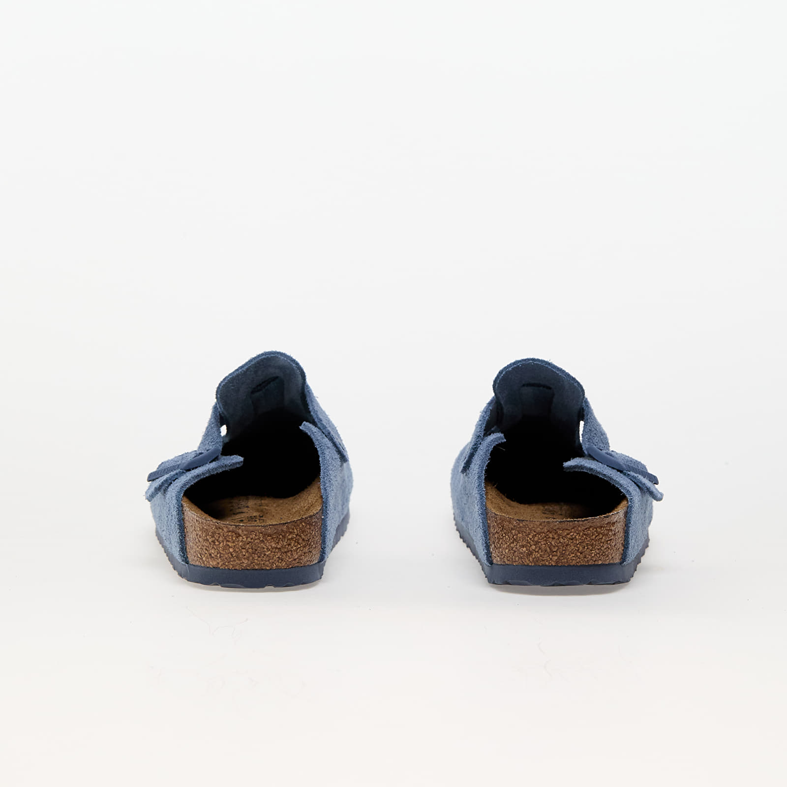Moteriška avalynė Birkenstock Boston Birko-Floor Soft Suede Leather Elemental Blue