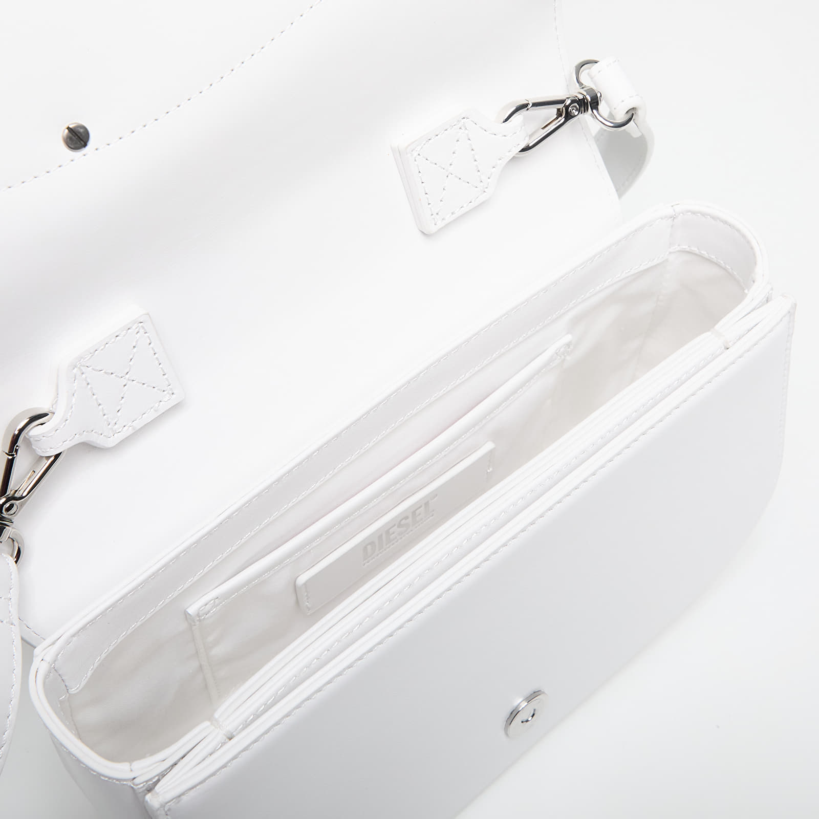 Crossbody táskák Diesel 1Dr M Shoulder Bag White