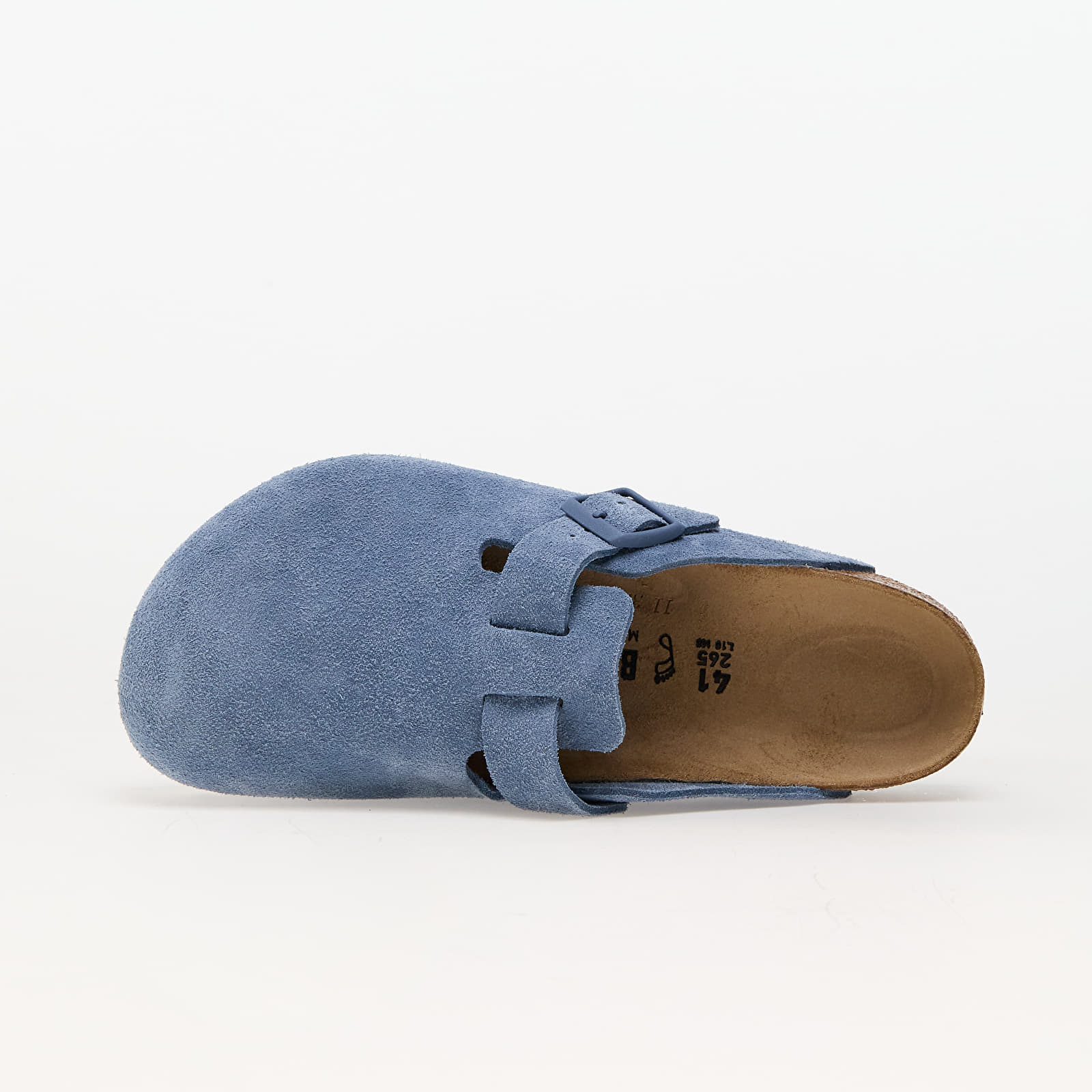 Încălțăminte și sneakerși pentru bărbați Birkenstock Boston Birko-Floor Soft Suede Leather Elemental Blue