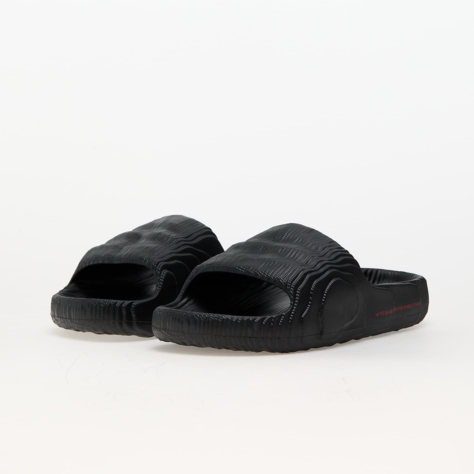 Moški čevlji adidas Adilette 22 Core Black/ Core Black/ Better Scarlet