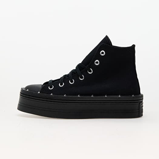 Platform high top converse black cheap