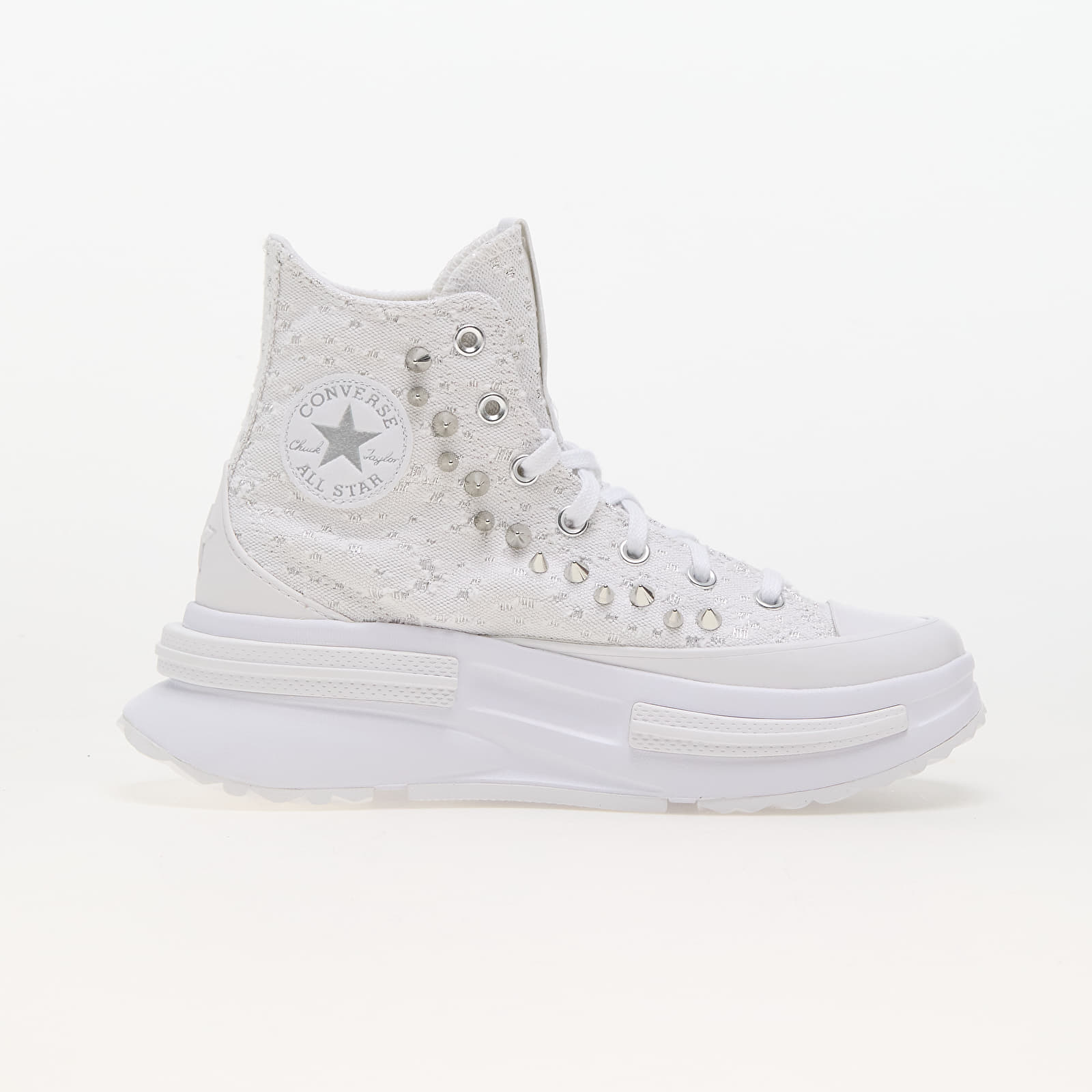 Scarpe uomo Converse Run Star Legacy Cx Platform Studded White/ Silver/ White