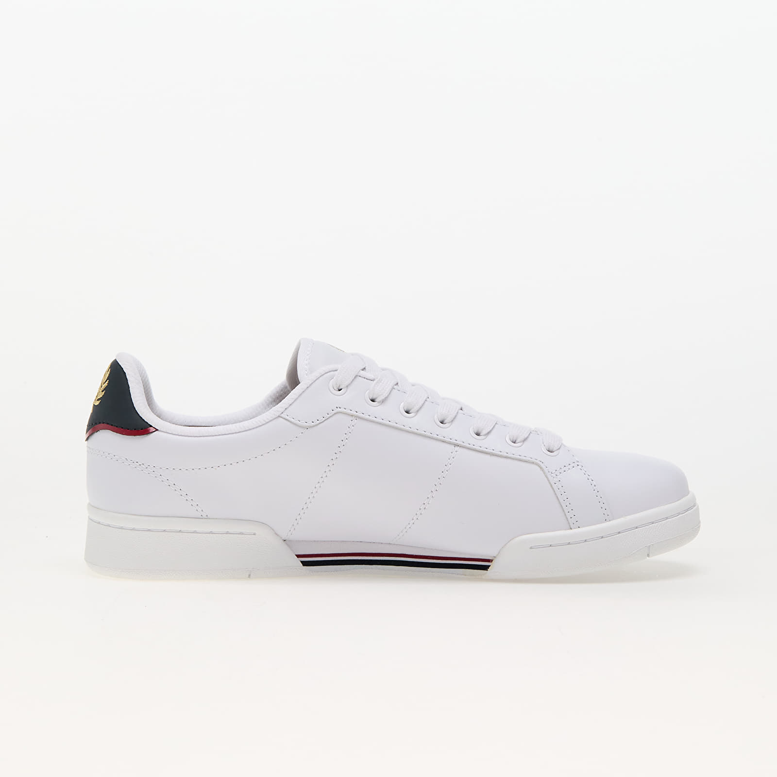 Herren Sneaker und Schuhe FRED PERRY B722 Leather White/ Navy