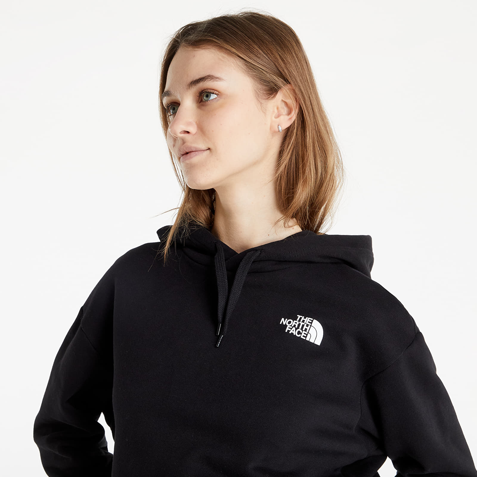 Kapucnis pulóverek és pulcsik The North Face W Trend Crop Hoodie Tnf Black