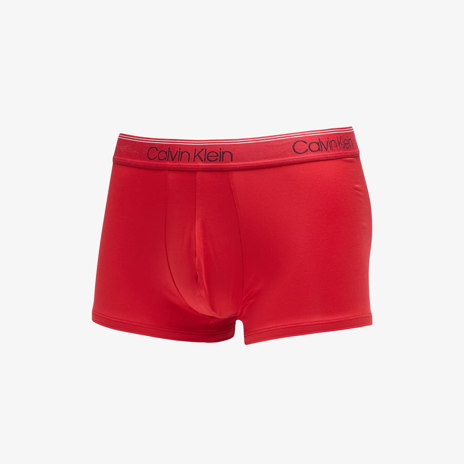 Βοξεράκια Calvin Klein Microfiber Stretch Wicking Technology Low Rise Trunk 3-Pack Black/ Convoy/ Red Gala