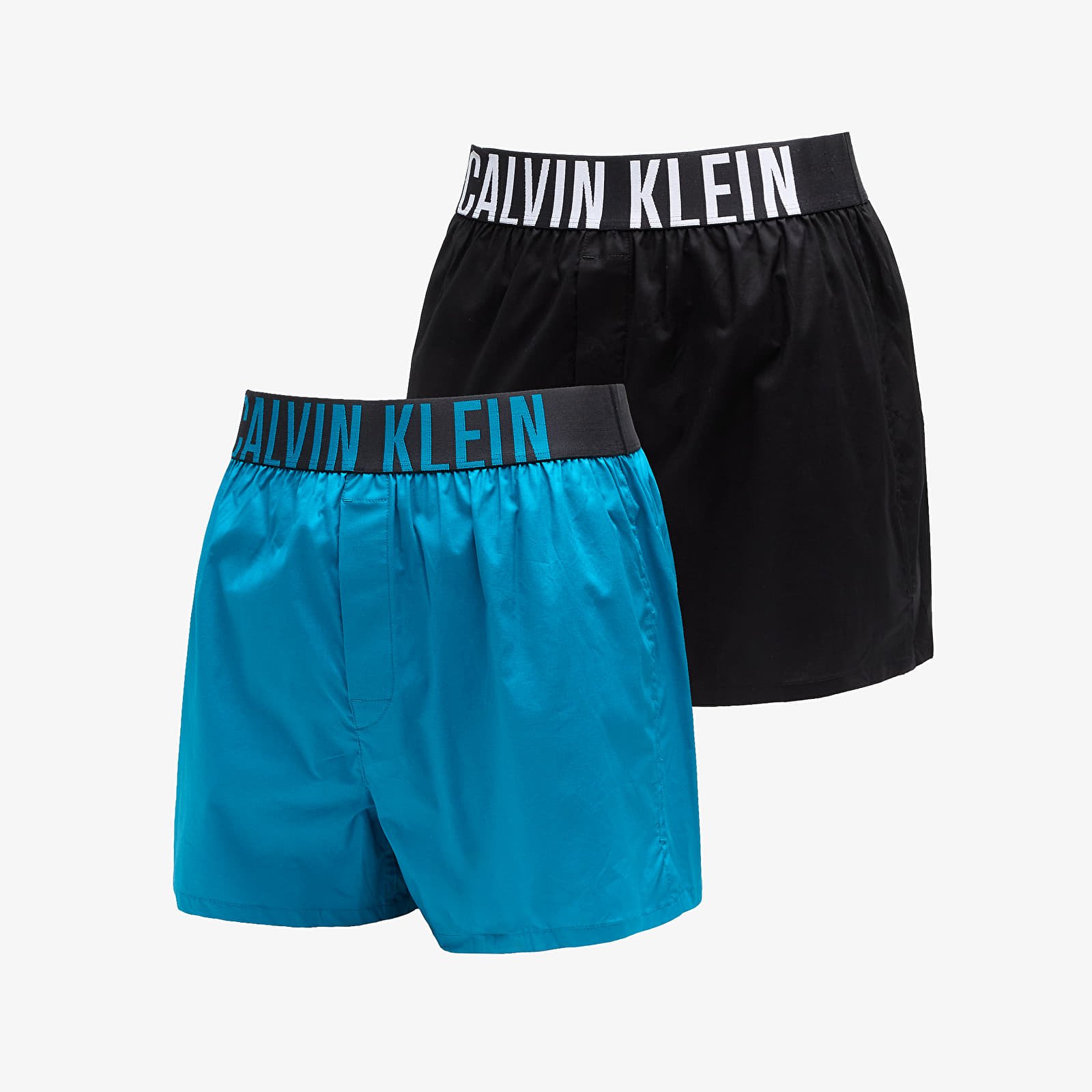 Añador Calvin Klein Intense Power Boxer Slim 2-Pack Black/ Ocean Depths