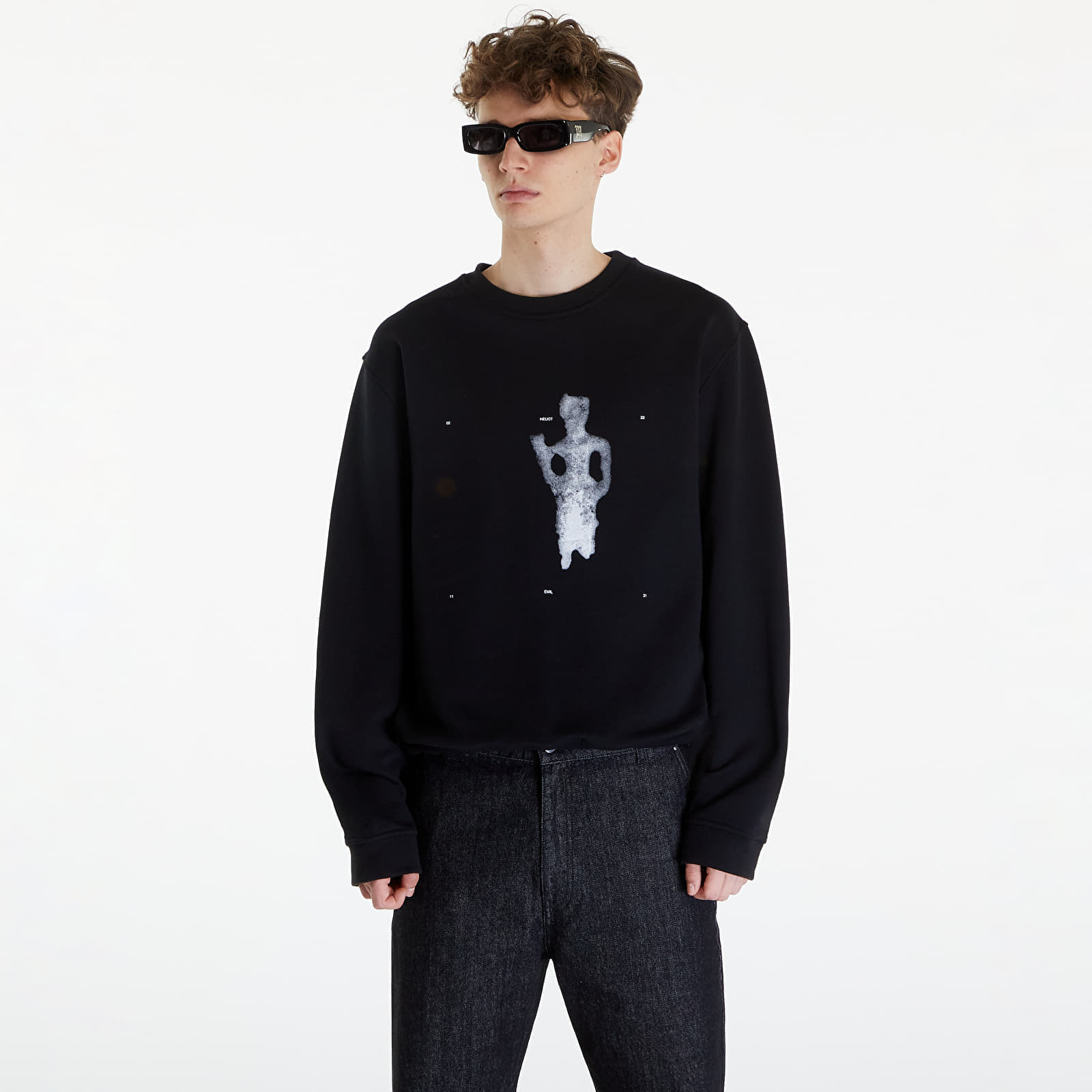 Суитшърти HELIOT EMIL Formation Crewneck Sweatshirt Black