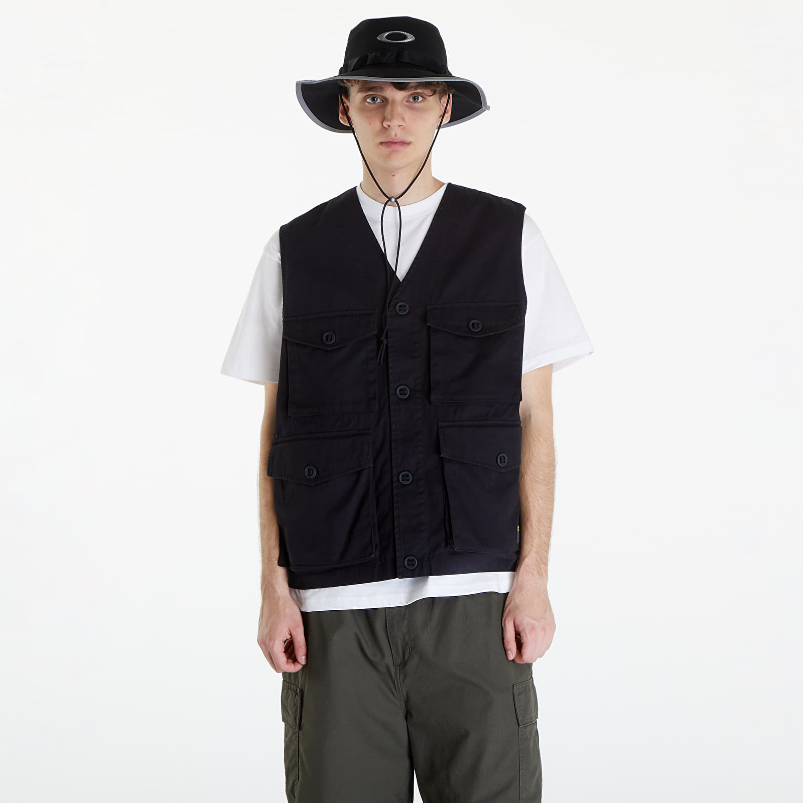 Westen Carhartt WIP Unity Vest UNISEX Black Heavy Enzyme Wash