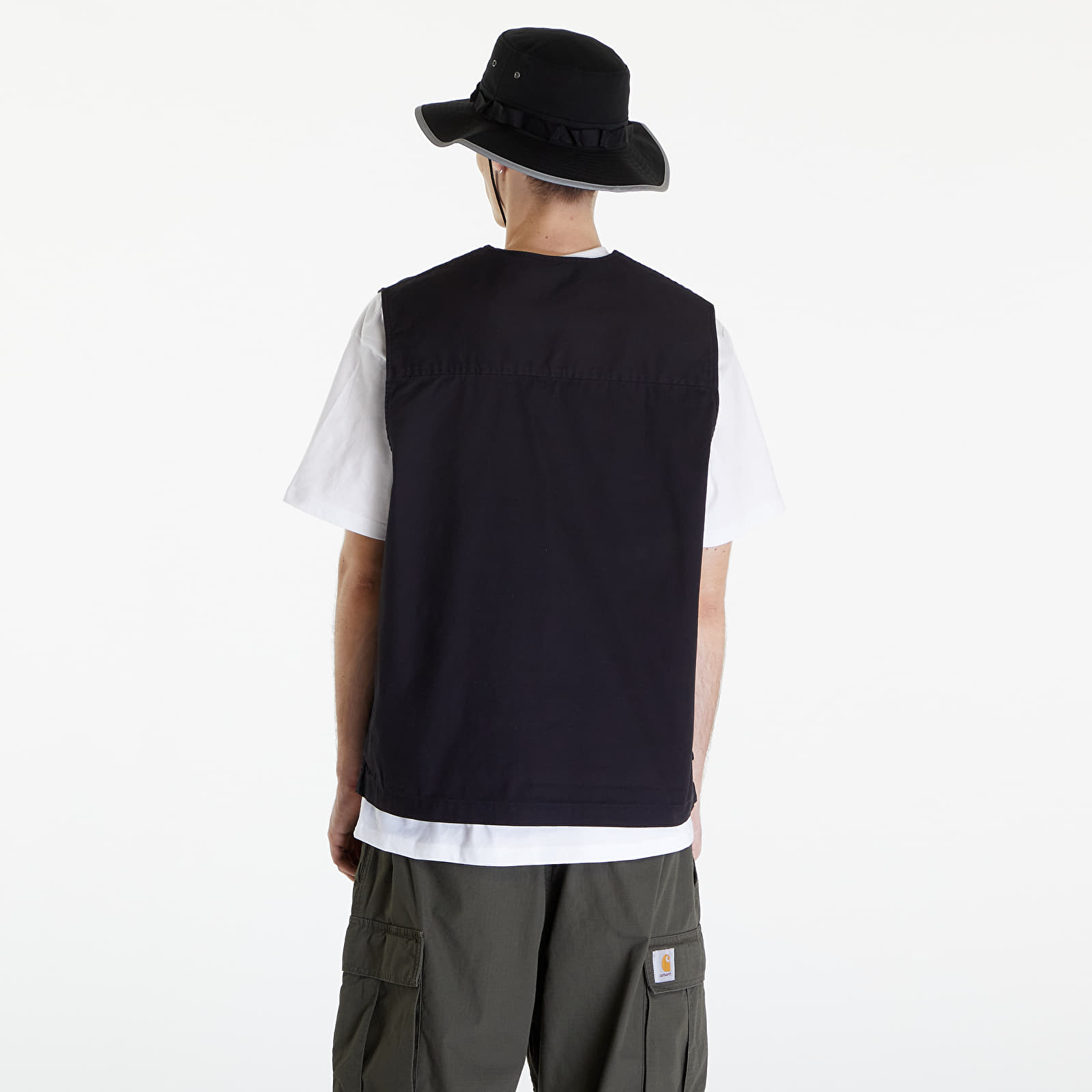 Coletes Carhartt WIP Unity Vest UNISEX Black Heavy Enzyme Wash