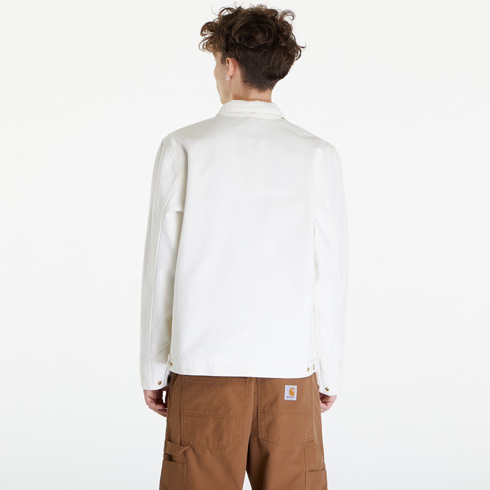 Kurtki Carhartt WIP Detroit Jacket UNISEX Wax/ Wax Rinsed