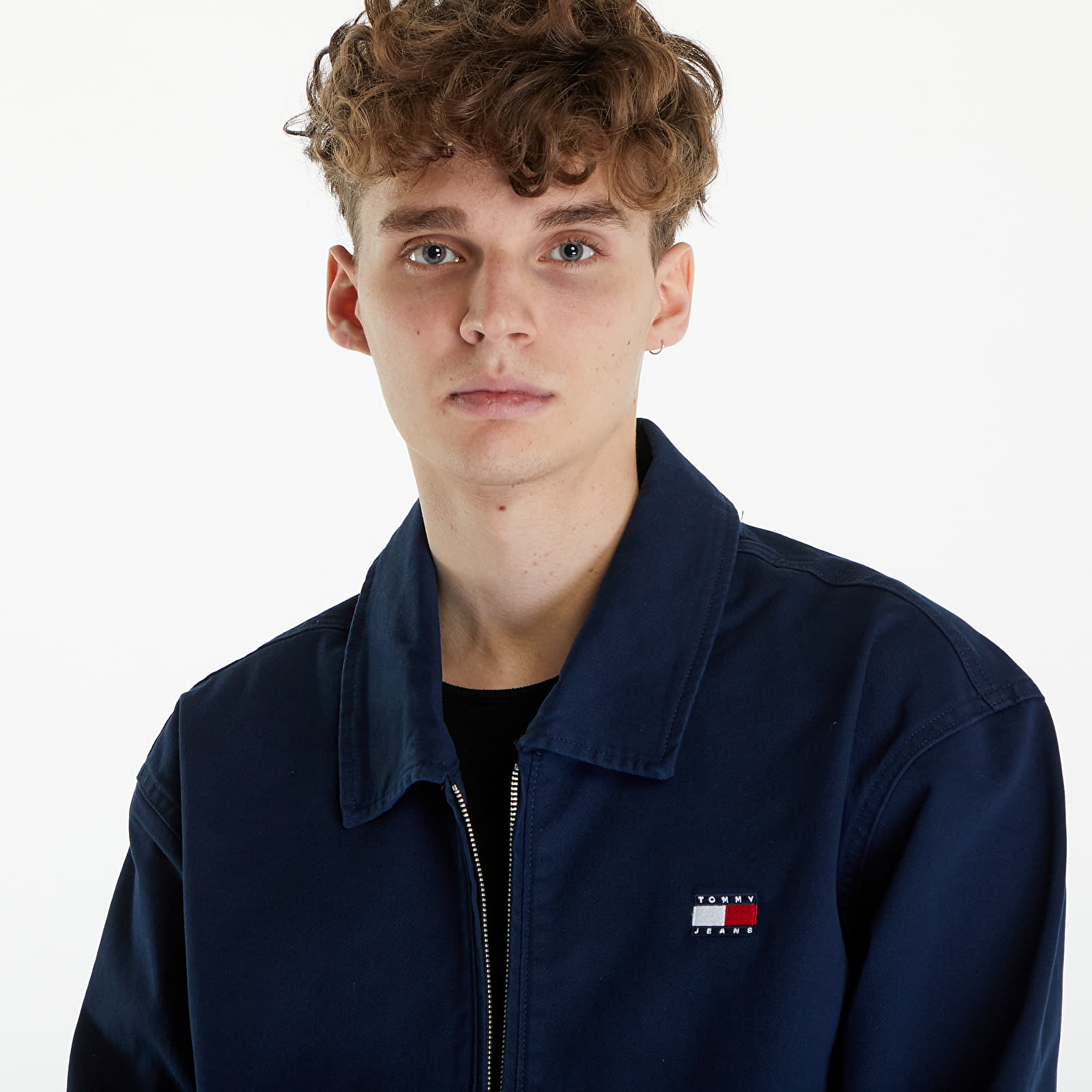 Jackets Tommy Jeans Regular Cotton Jacket Dark Night Navy