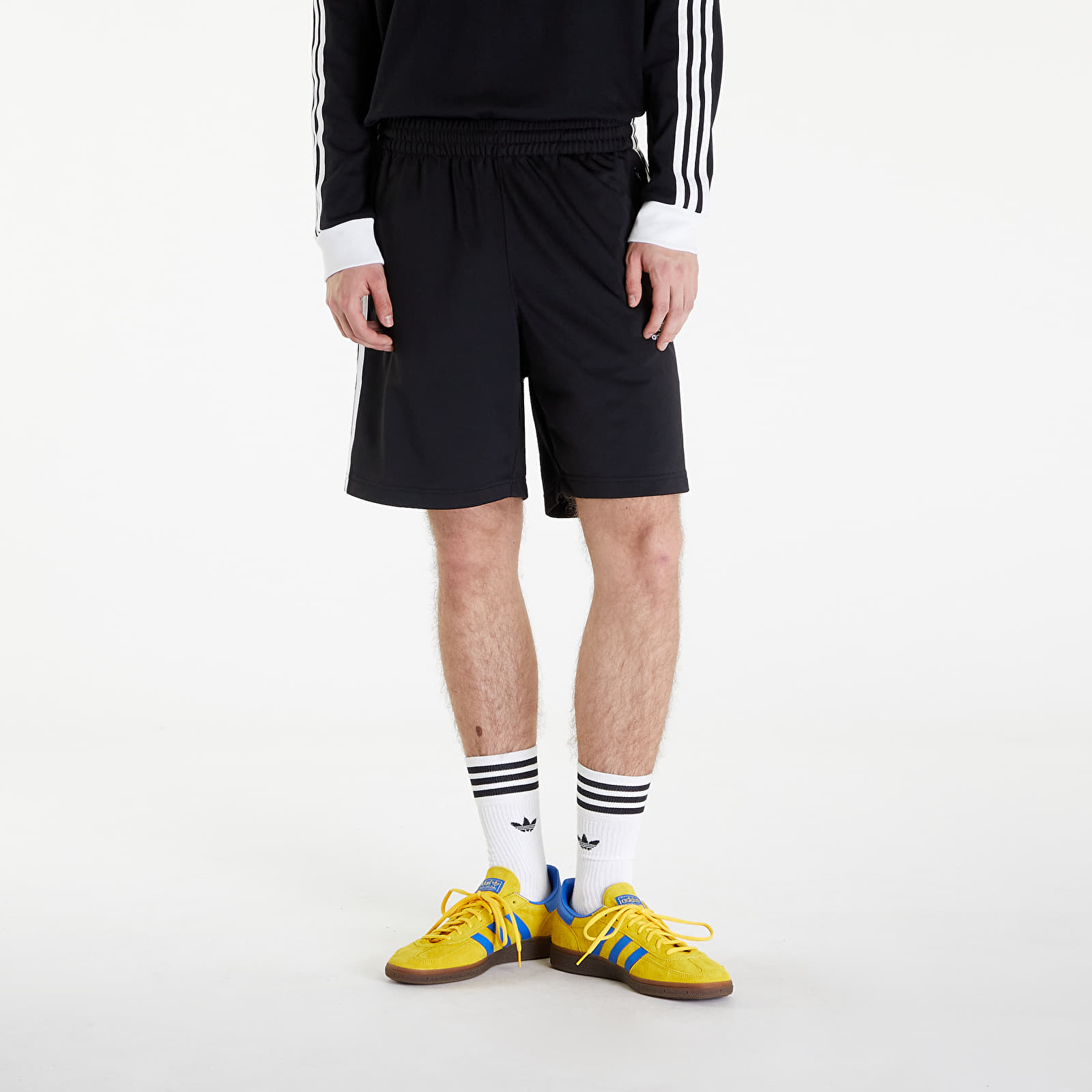 Pantaloni scurți adidas Adicolor Firebird Short Black/ White