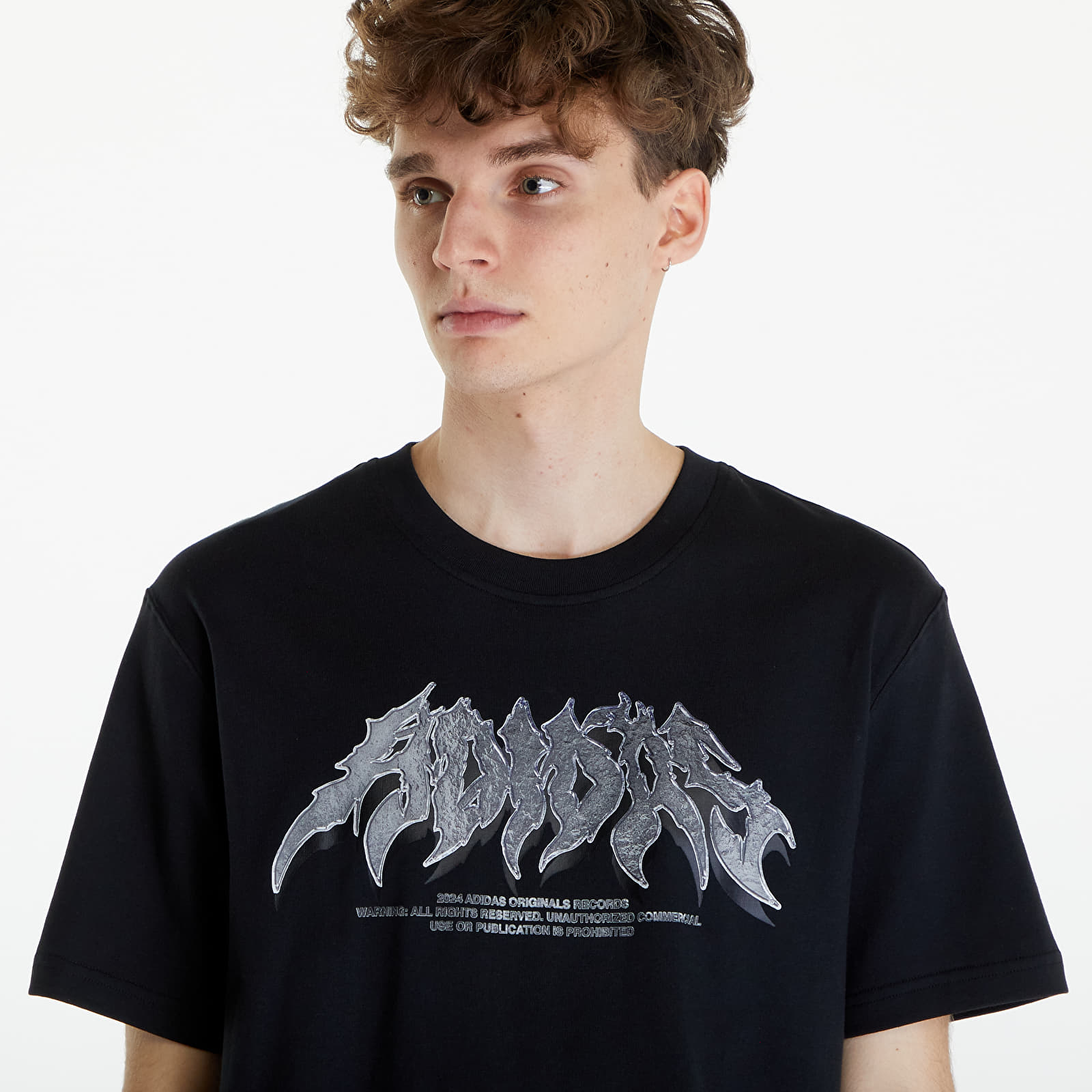 Marškinėliai adidas Flames Concert Short Sleeve Tee Black