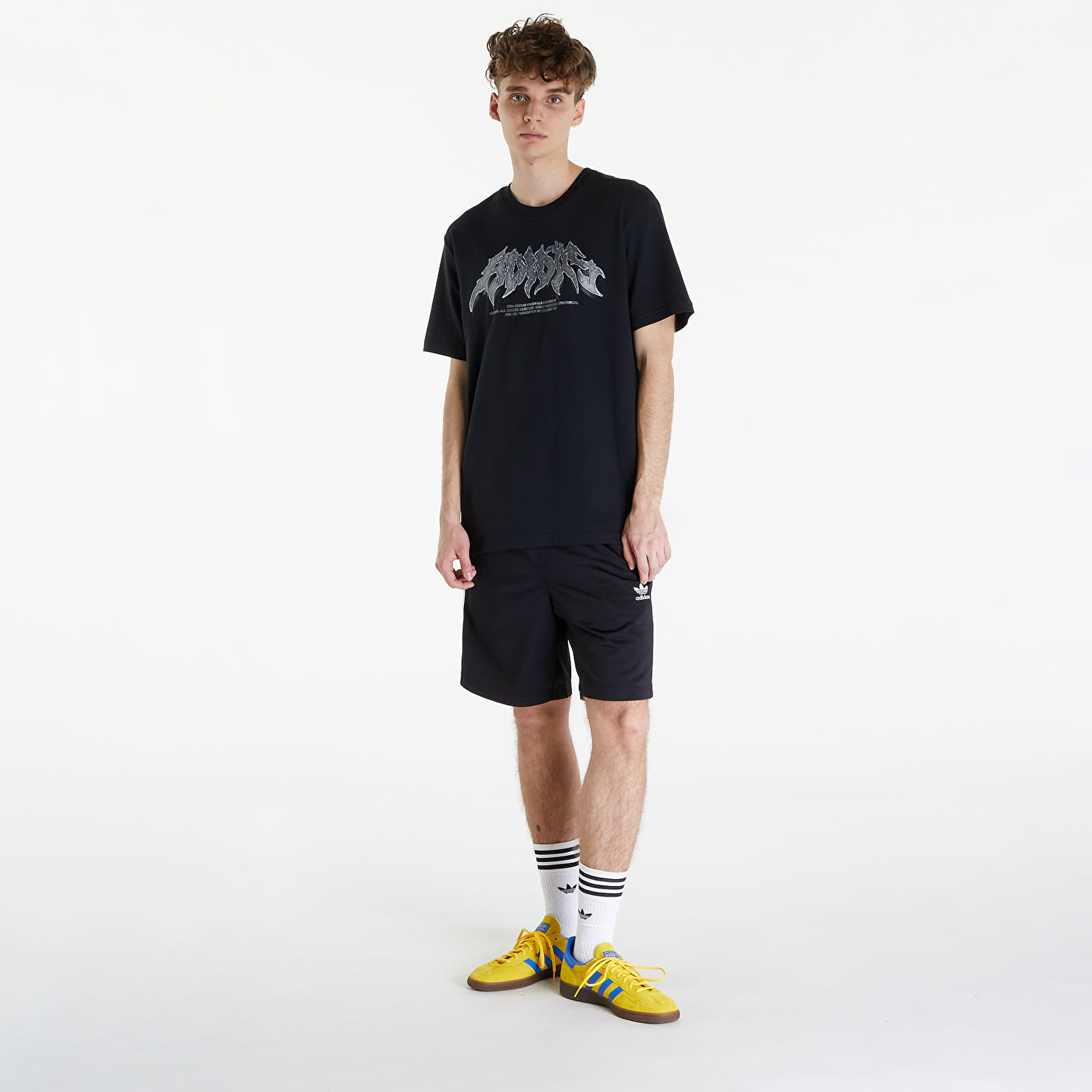 Marškinėliai adidas Flames Concert Short Sleeve Tee Black