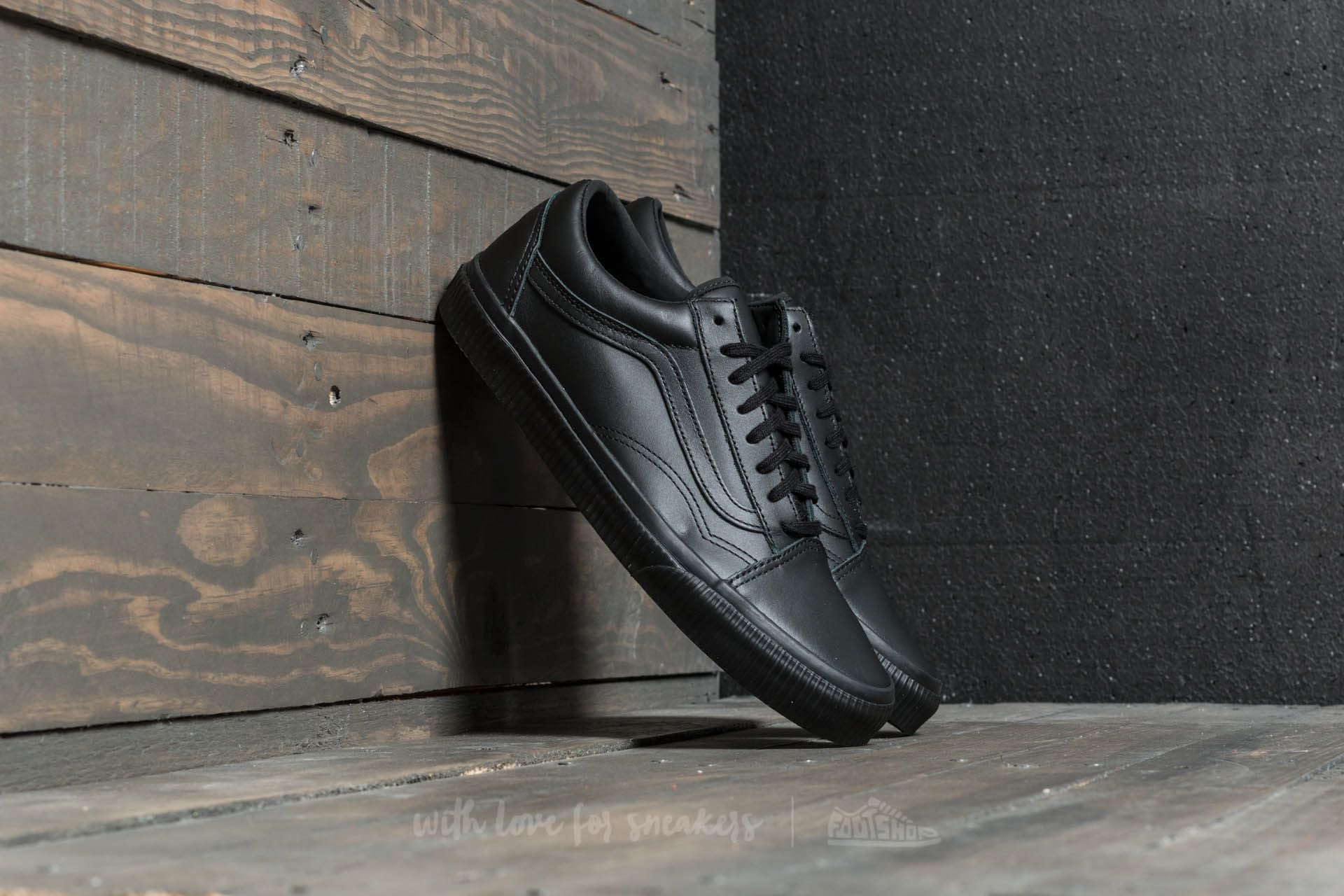 Men's shoes Vans Old Skool (Embossed Sidewall) Black/ Black Footshop
