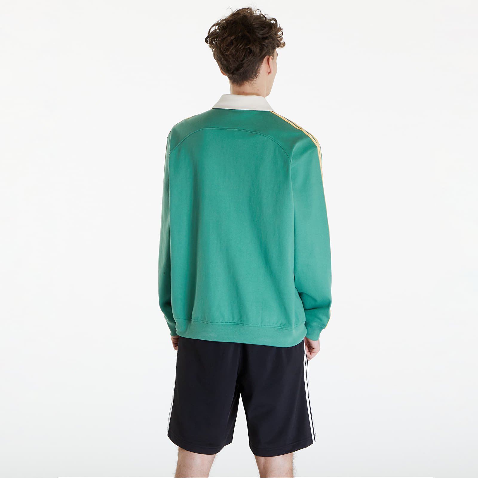 Hoodies and sweatshirts  adidas Collared Sweatshirt Preloved Green